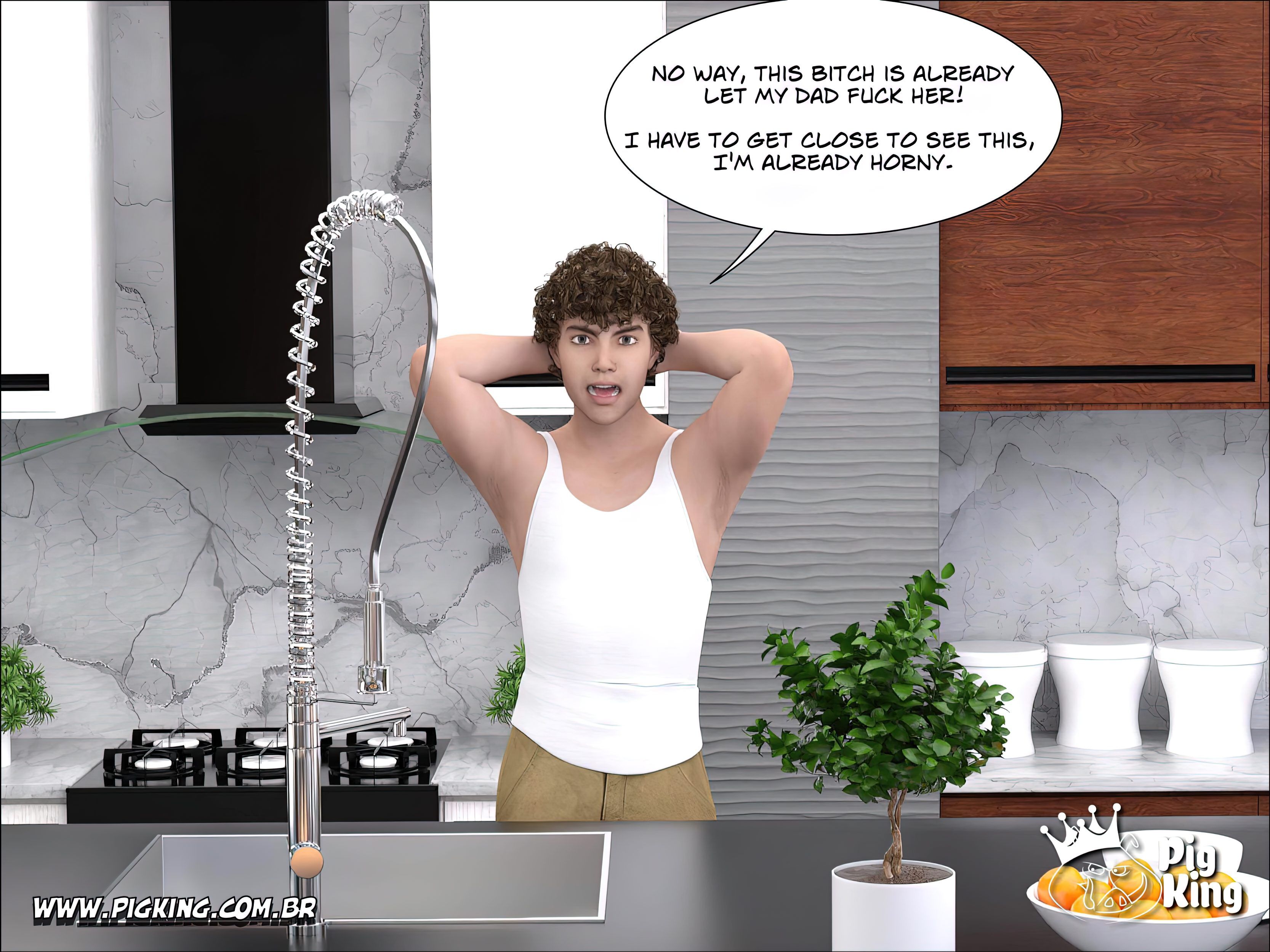 Dead End! – Helena, Katherine, Cher, Nininho, Sabrina, Julian, Leonard, Samira [PigKing] 13 . Get In Line! - Helena - Chapter 5 [PigKing] – page 56