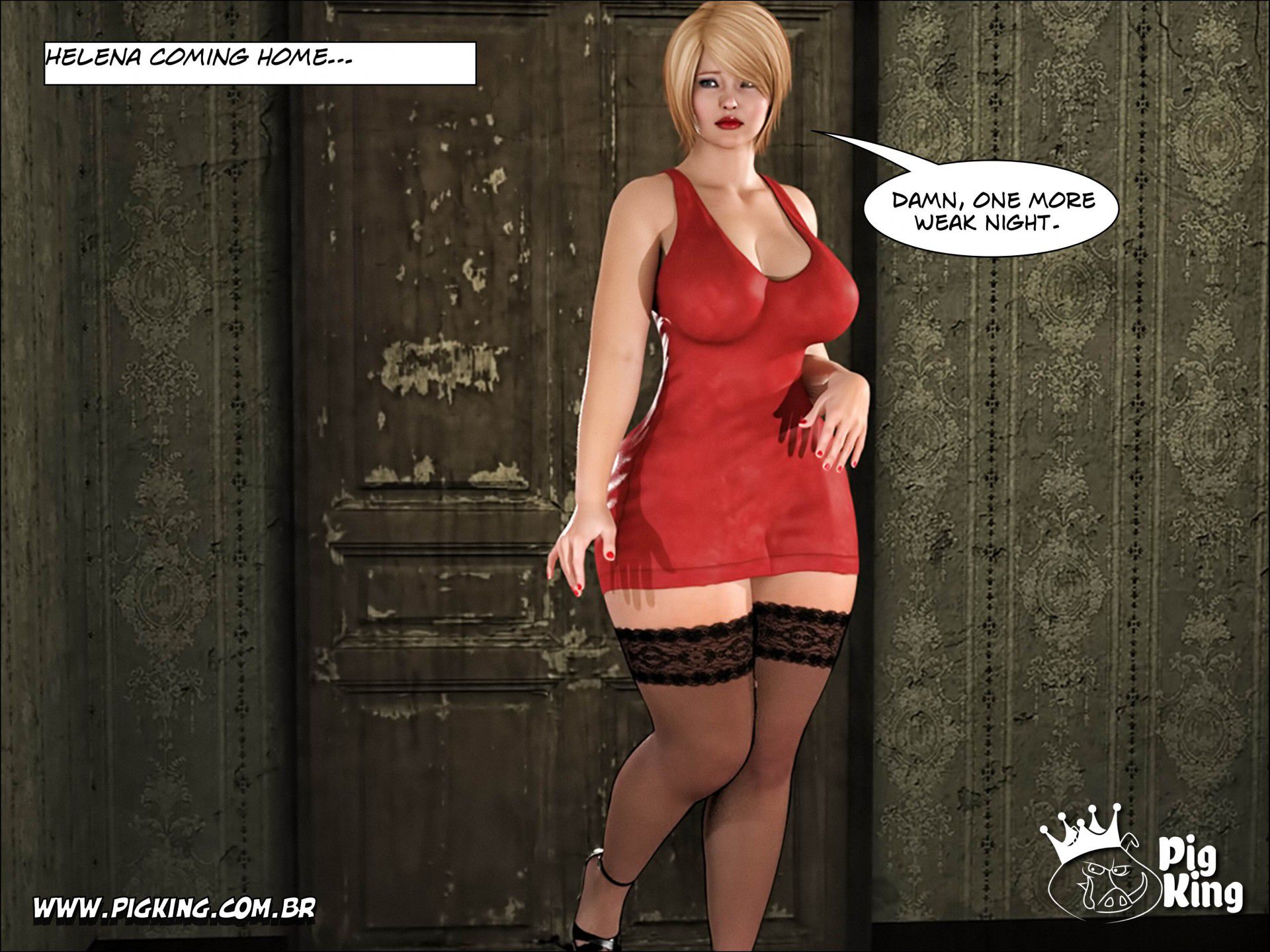 Dead End! – Helena, Katherine, Cher, Nininho, Sabrina, Julian, Leonard, Samira [PigKing] 1 . Dead End! - Helena - Chapter 1 [PigKing] – page 44