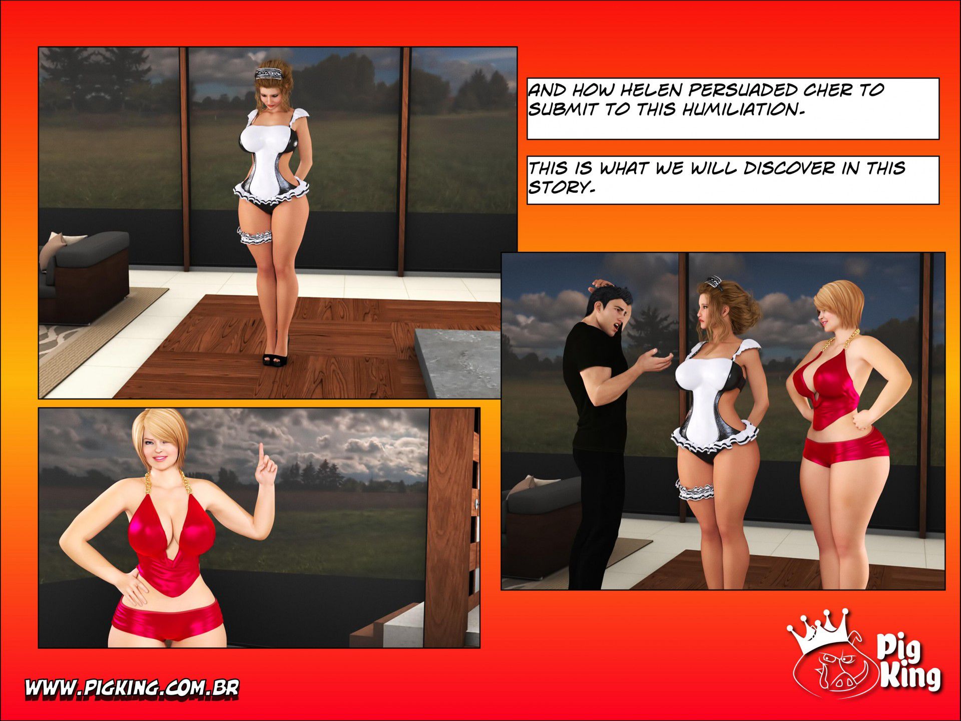 Dead End! – Helena, Katherine, Cher, Nininho, Sabrina, Julian, Leonard, Samira [PigKing] 5 . Bitter As Gall! - Helena, Cher - Chapter 1 [PigKing] – page 3