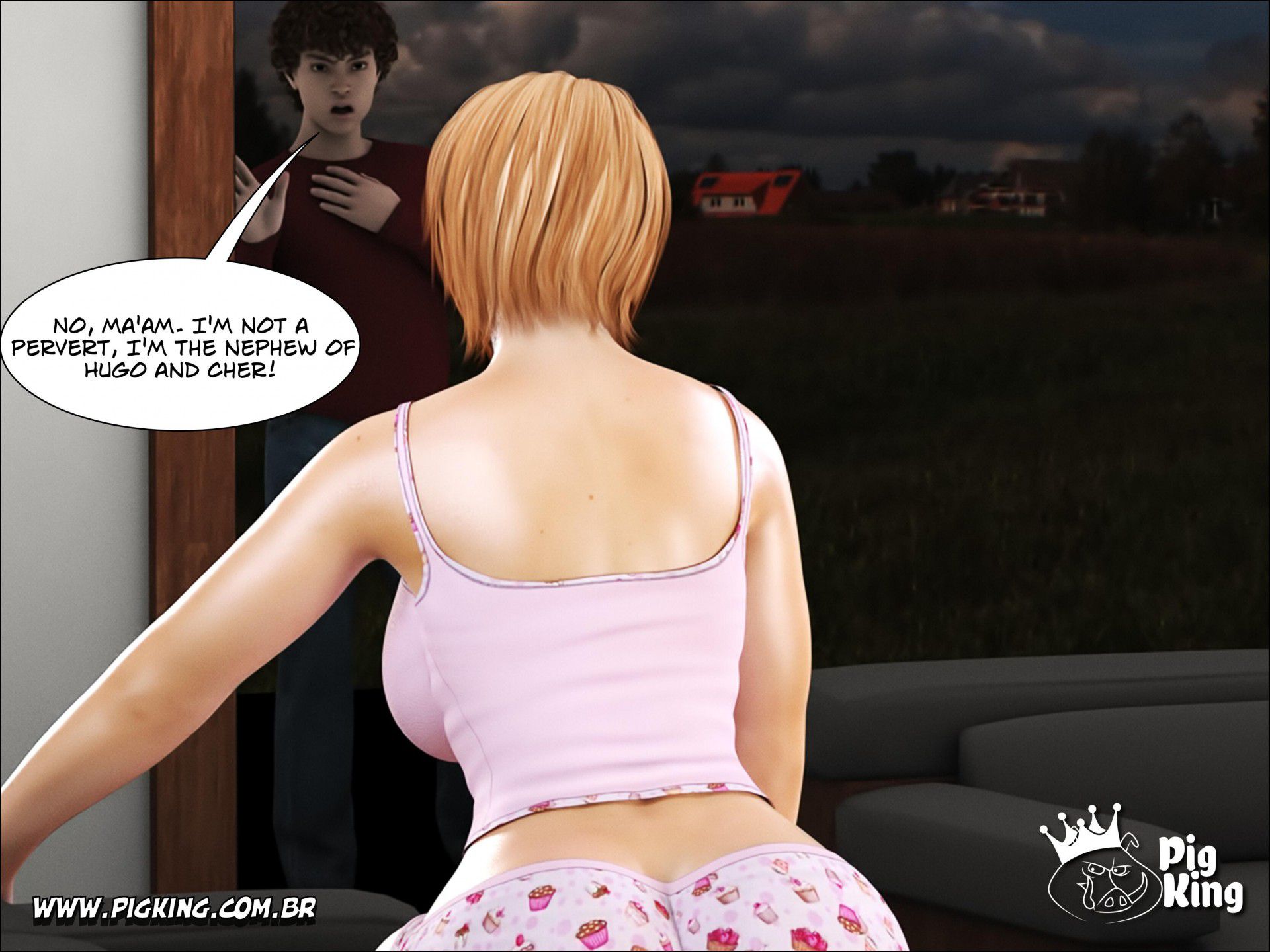 Dead End! – Helena, Katherine, Cher, Nininho, Sabrina, Julian, Leonard, Samira [PigKing] 5 . Bitter As Gall! - Helena, Cher - Chapter 1 [PigKing] – page 8