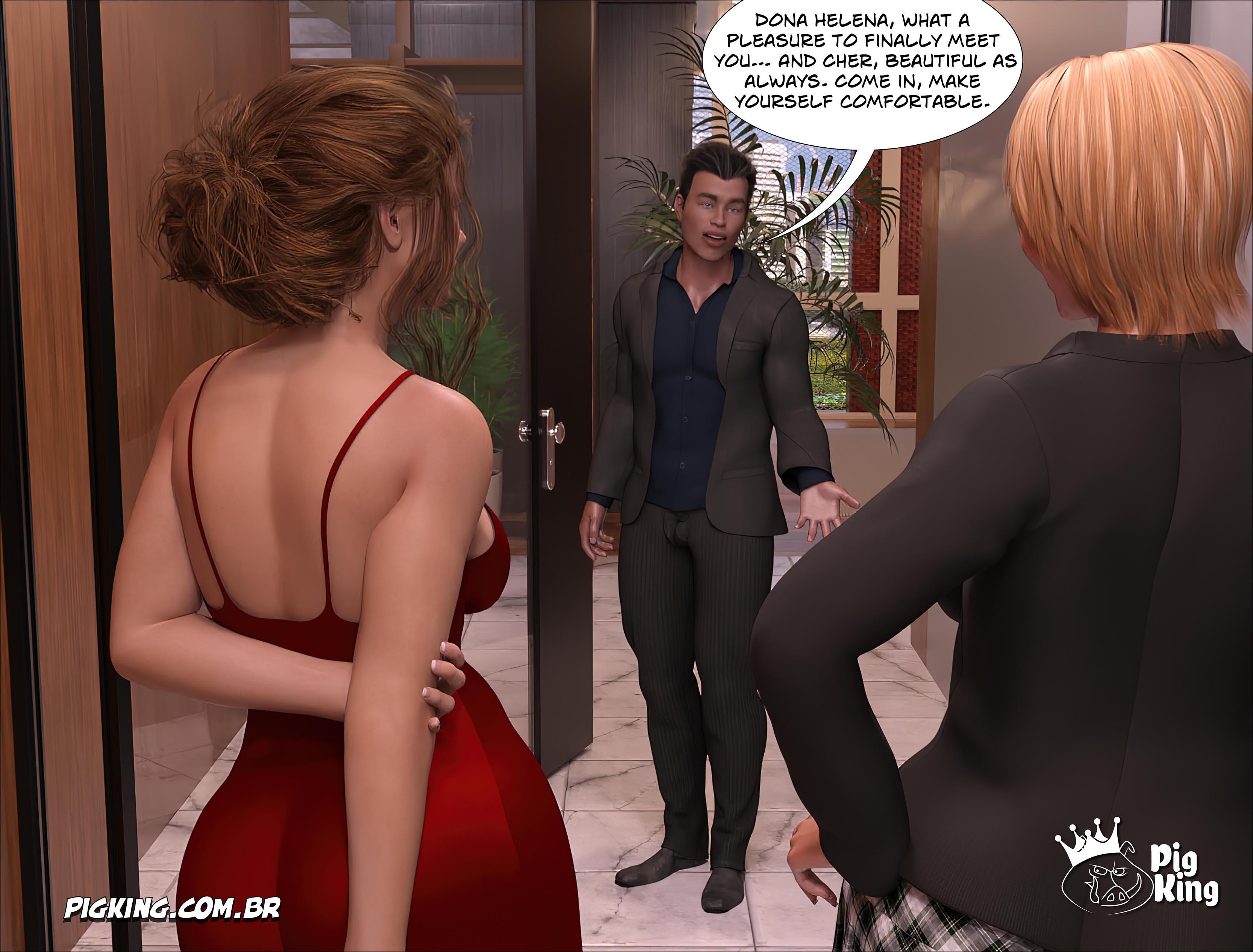 Dead End! – Helena, Katherine, Cher, Nininho, Sabrina, Julian, Leonard, Samira [PigKing] 15 . Get In Line! - Helena - Chapter 7 [PigKing] – page 8
