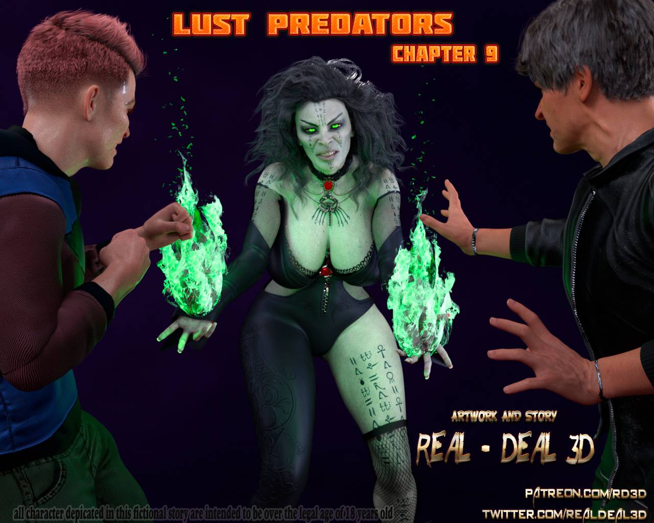 Lust Predators [Real-Deal 3D] 9 . Lust Predators - Chapter 9 [Real-Deal 3D] – page 1