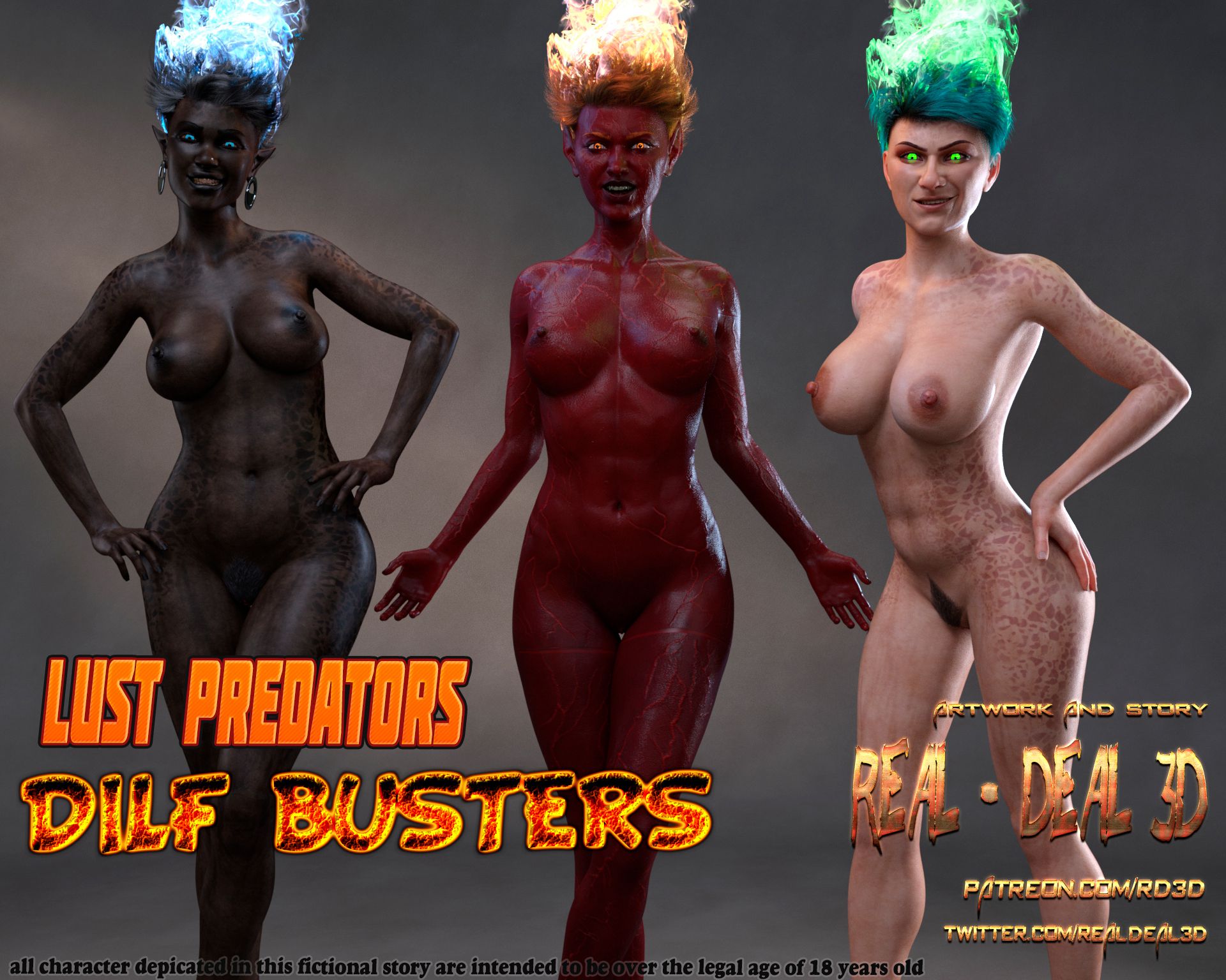 Lust Predators [Real-Deal 3D] 0.3 . DILF Busters - [Real-Deal 3D] – page 1