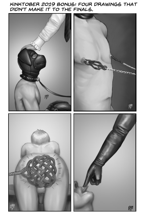 Artworks [Sleinad Flar] Kinktober 2019 – page 32