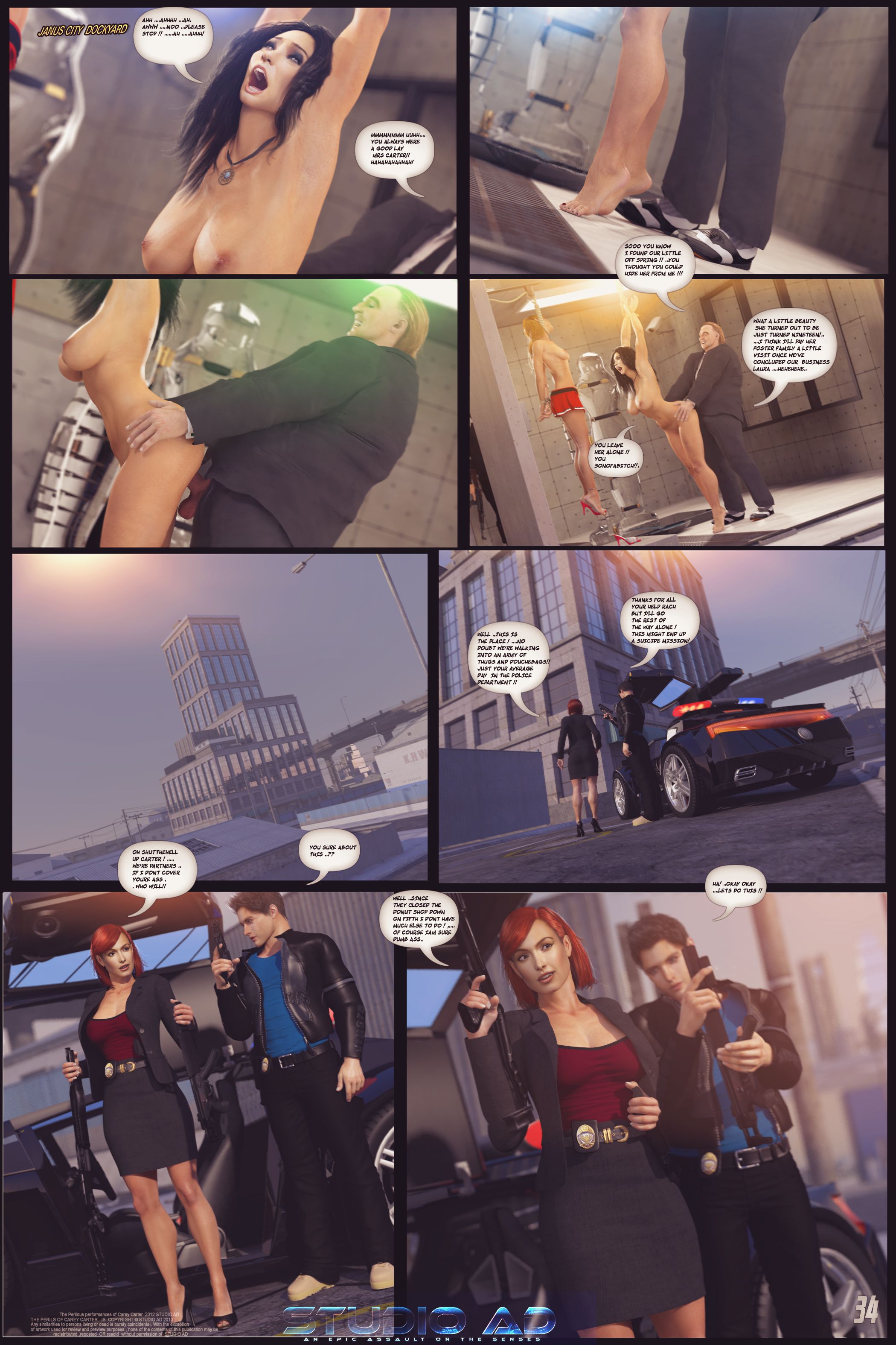 Carey – The Queen Of Escapes [Studio AD] 34 . Carey Queen Of Escapes - [Artdude41] – page 38