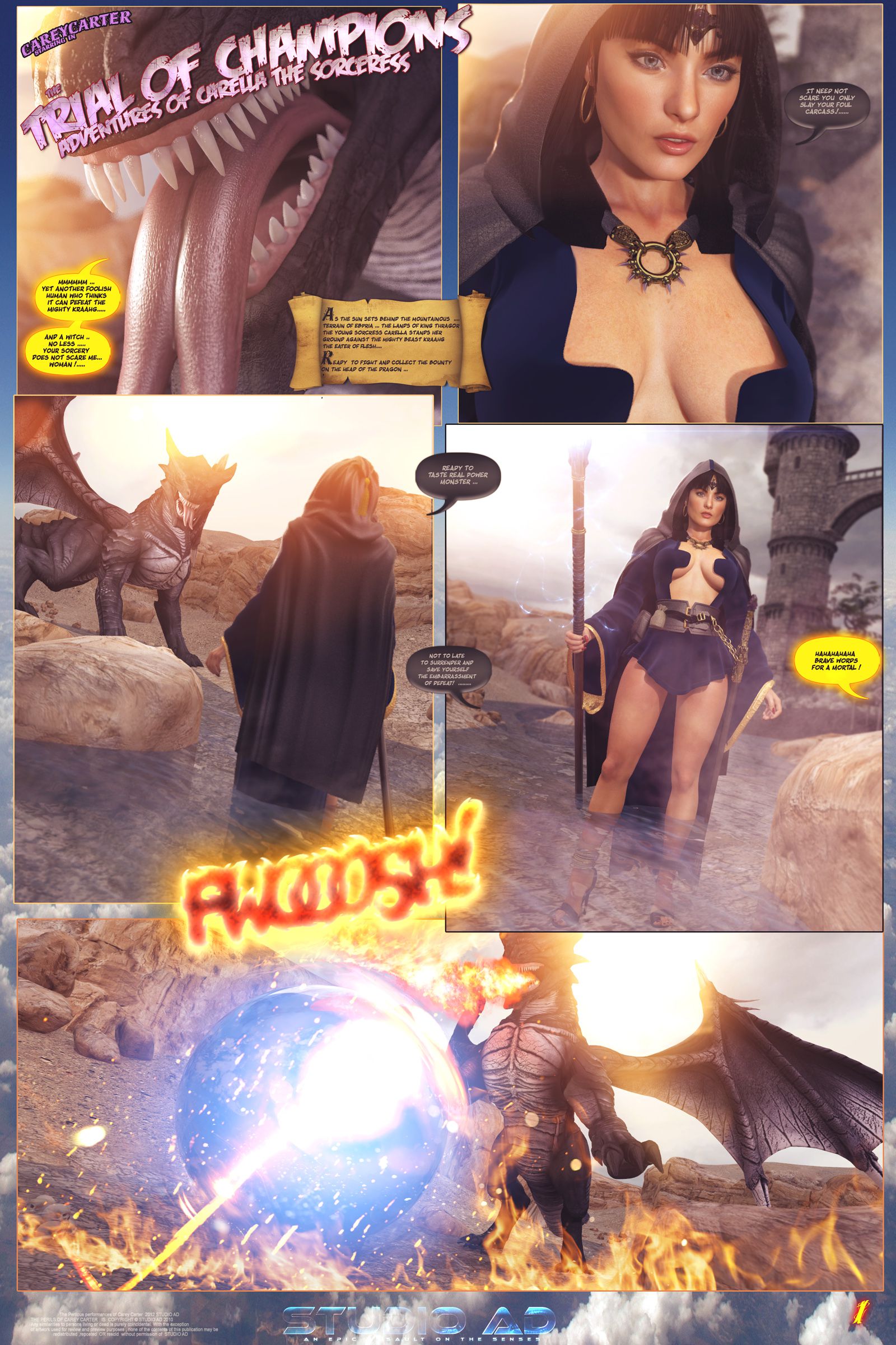Carey – The Queen Of Escapes [Studio AD] 37.2 . Old Pages - [Artdude41] – page 1