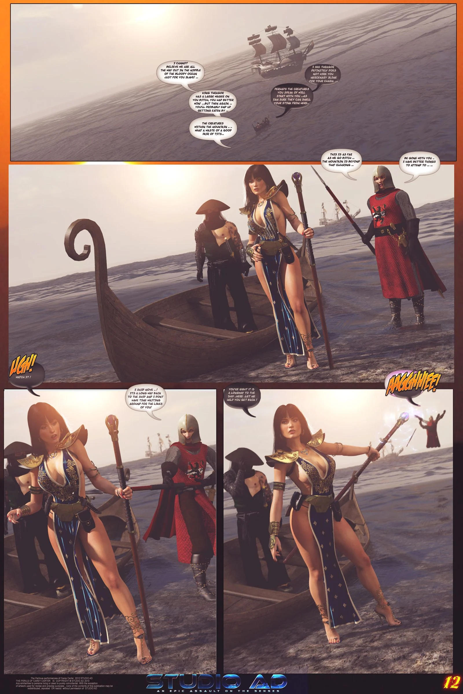 Carey – The Queen Of Escapes [Studio AD] 37.2 . Old Pages - [Artdude41] – page 12