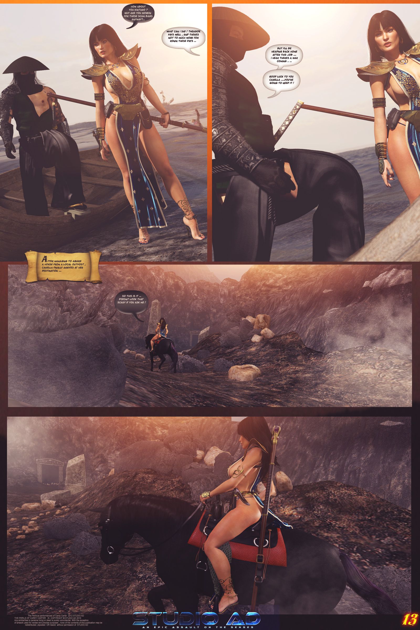 Carey – The Queen Of Escapes [Studio AD] 37.2 . Old Pages - [Artdude41] – page 13
