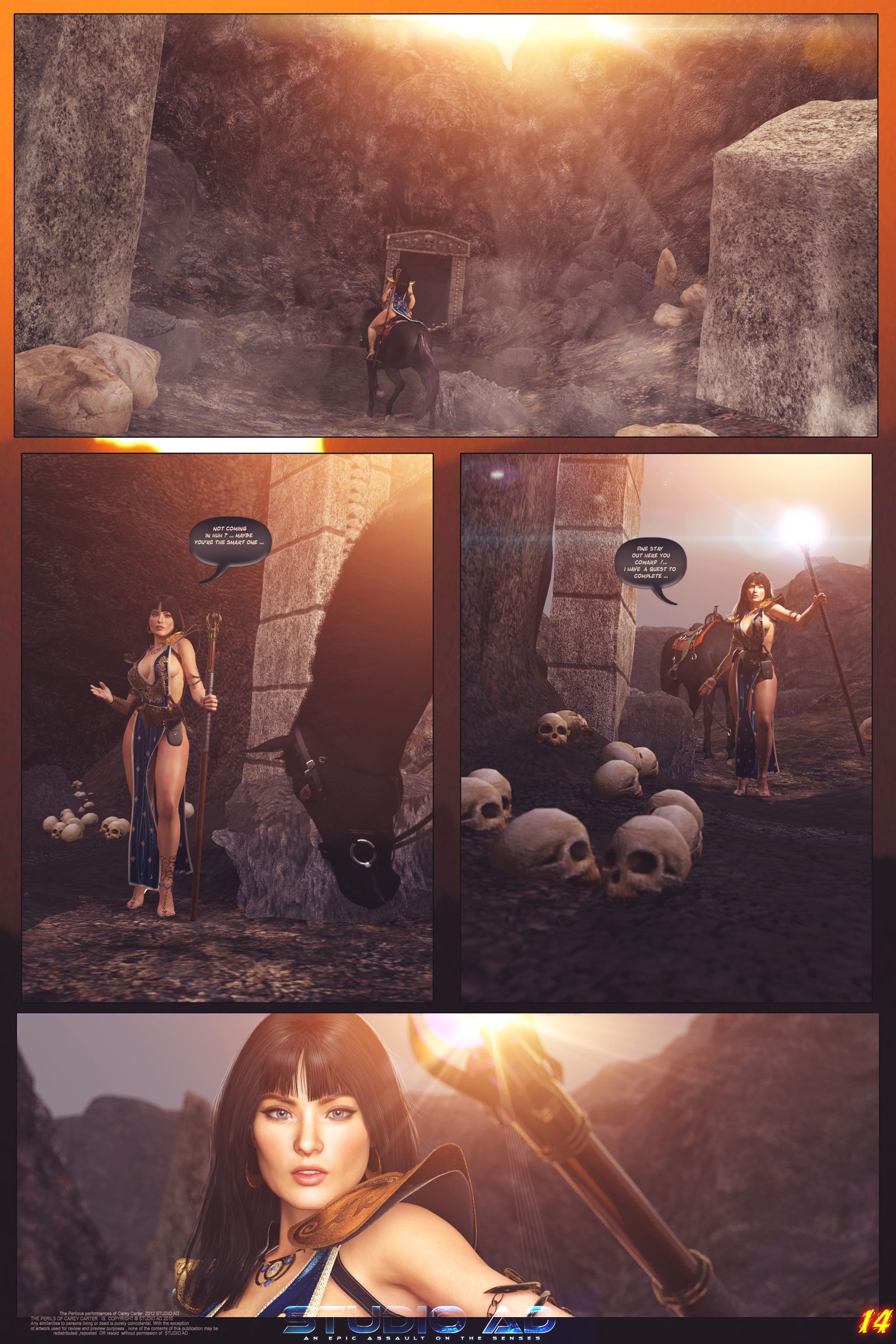 Carey – The Queen Of Escapes [Studio AD] 37.2 . Old Pages - [Artdude41] – page 14