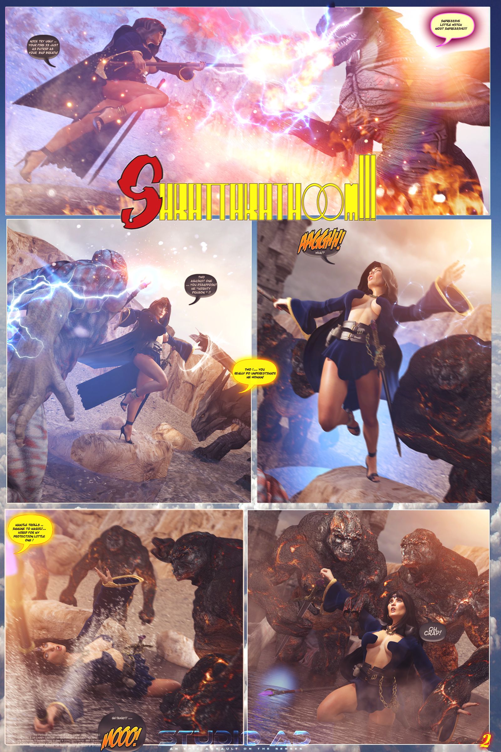 Carey – The Queen Of Escapes [Studio AD] 37.2 . Old Pages - [Artdude41] – page 2