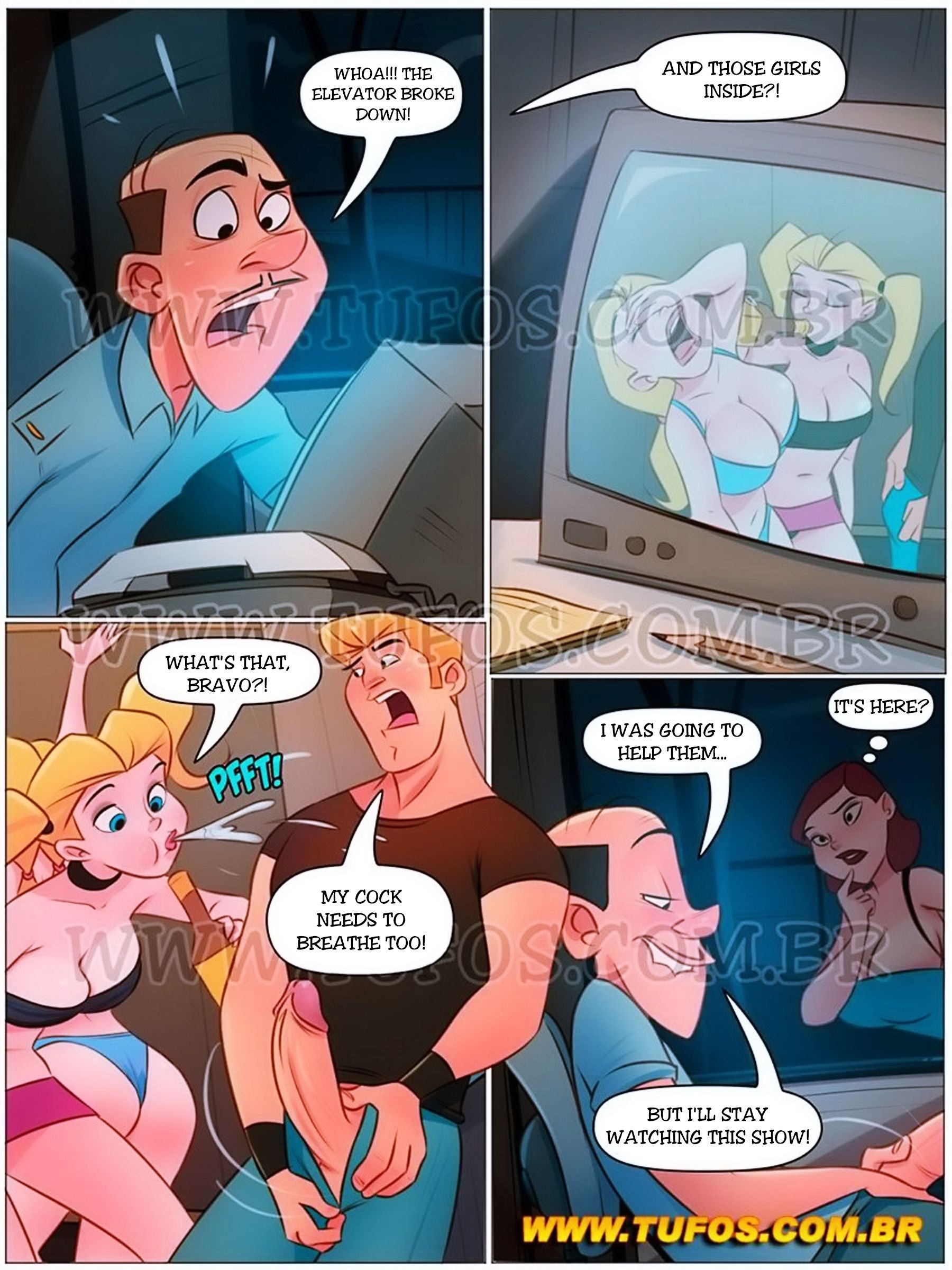 Familia Suruba [WC | TF] 9 . Família Suruba 9 - Elevator breakdown - [TUFOS] – page 5