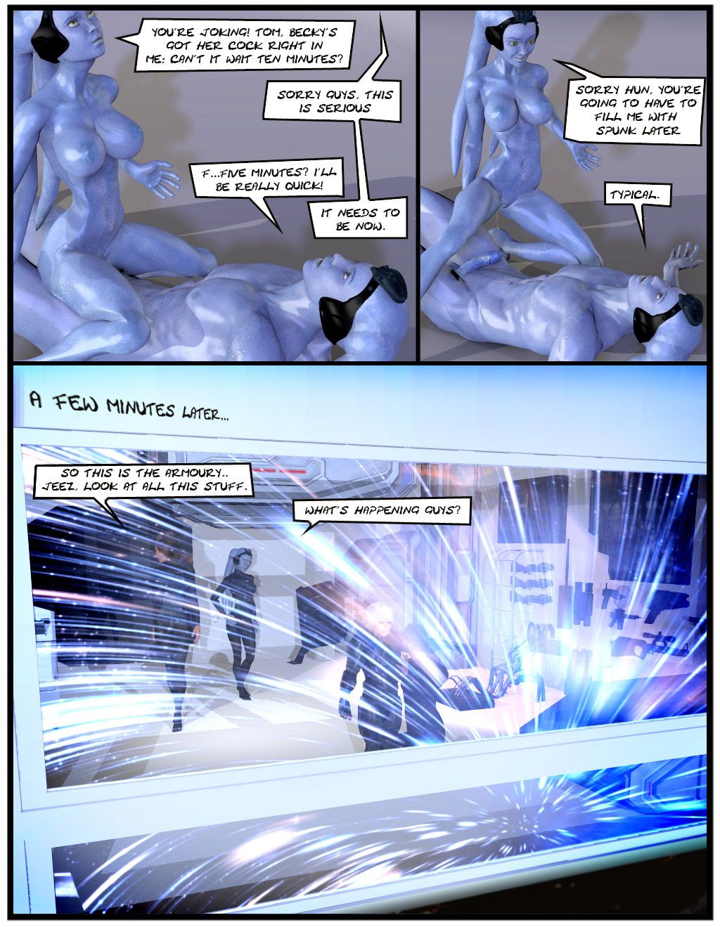 Star Trek Fleet Wars (Star Trek) [Sindy Anna Jones] 08 Breakfast in Tacspace – page 37