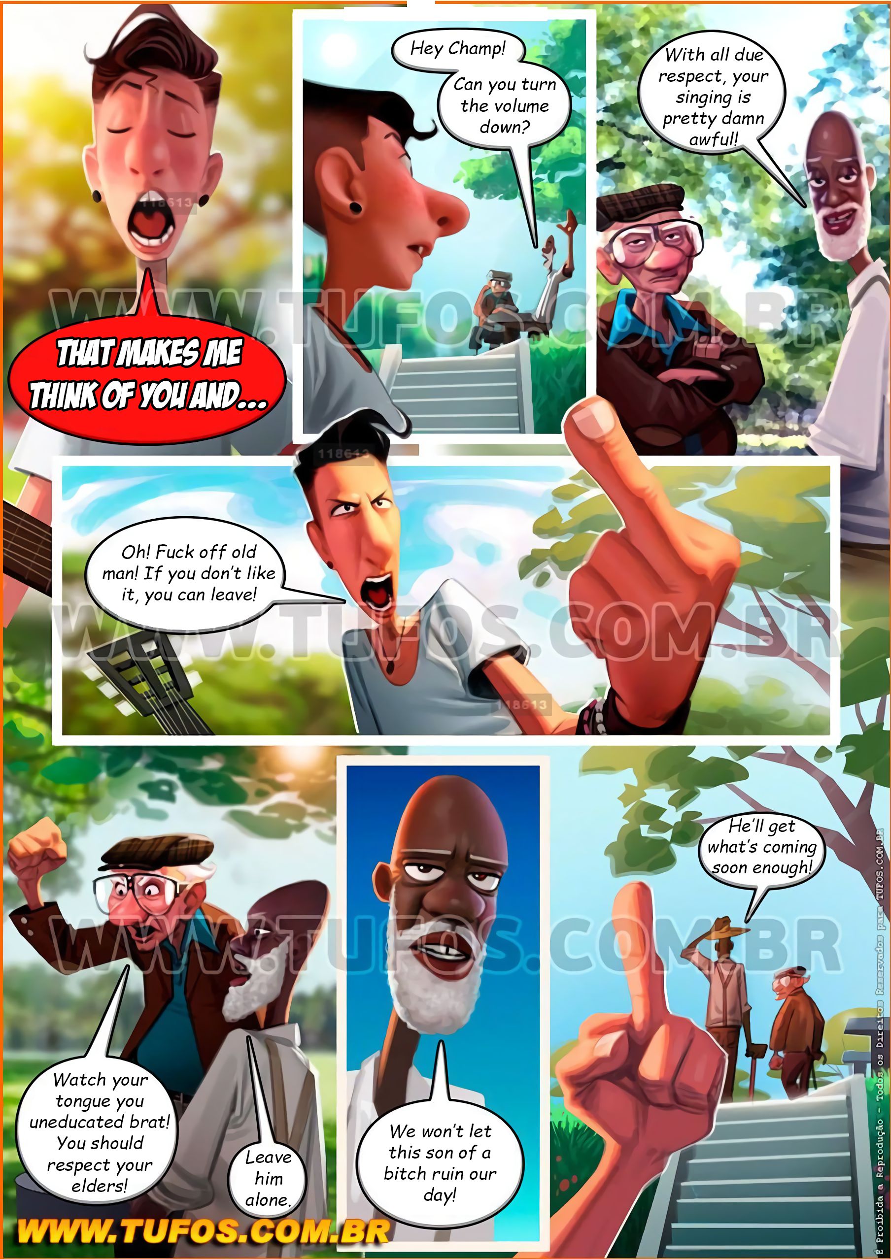 Old Geezers Of The Park [WC | TF] 4 . Old Geezers Of The Park - Chapter 4 [WC | TF] – page 3