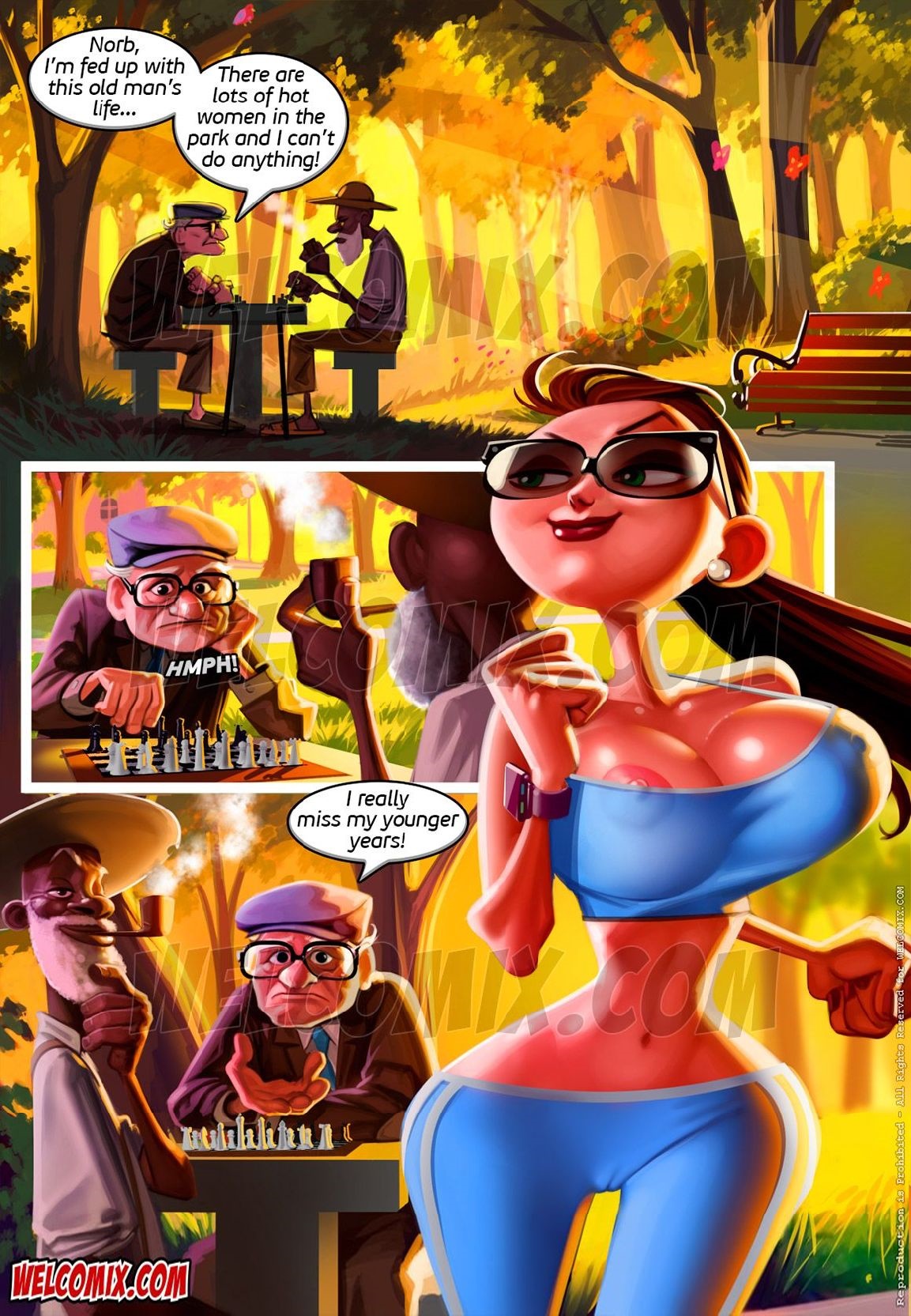 Old Geezers Of The Park [WC | TF] 1 . Old Geezers Of The Park - The Magic Pill - Chapter 1 [WC | TF] – page 2