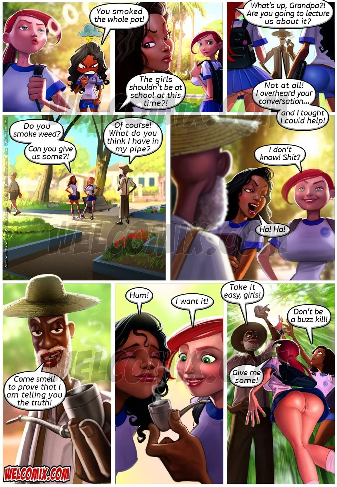Old Geezers Of The Park [WC | TF] 3. Old Geezers Of The Park - Forbidden Herb - Chapter 3 [WC | TF] – page 3