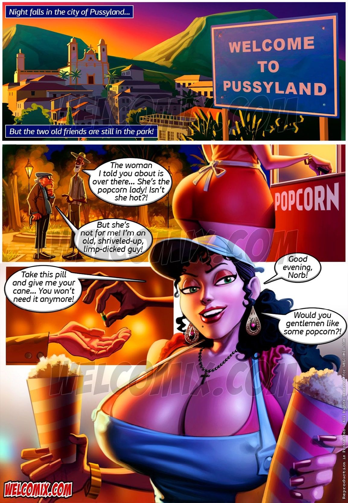 Old Geezers Of The Park [WC | TF] 2 . Old Geezers Of The Park - Popcorn Cart - Chapter 2 [WC | TF] – page 2