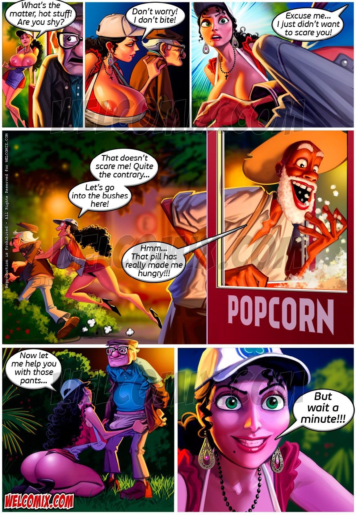 Old Geezers Of The Park [WC | TF] 2 . Old Geezers Of The Park - Popcorn Cart - Chapter 2 [WC | TF] – page 4