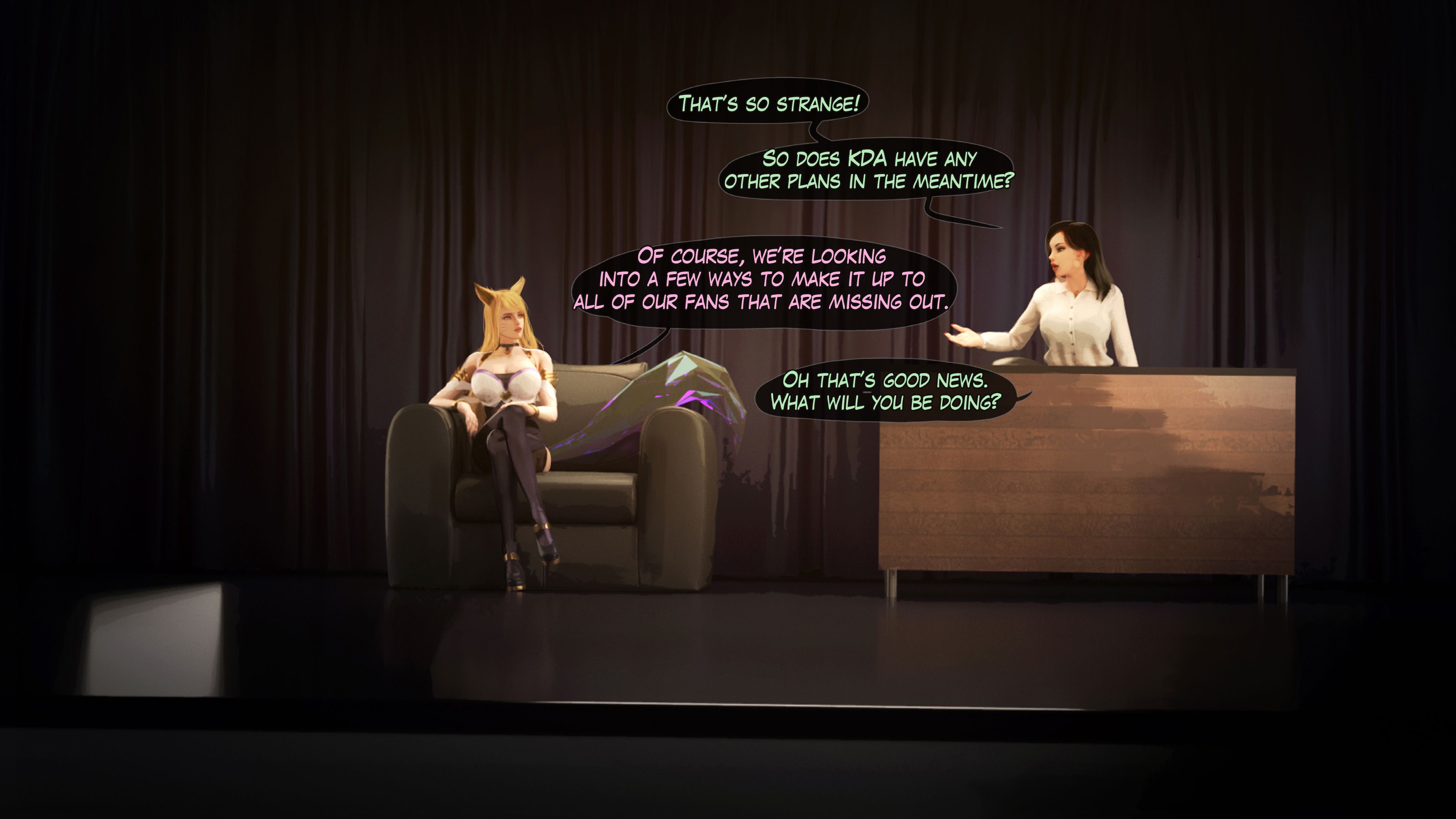 Pop Starz – Behind The Scenes (League of Legends) [Firolian] 4 . Pop Starz - Ahri - Chapter 4 (League of Legends) [Firolian] – page 32