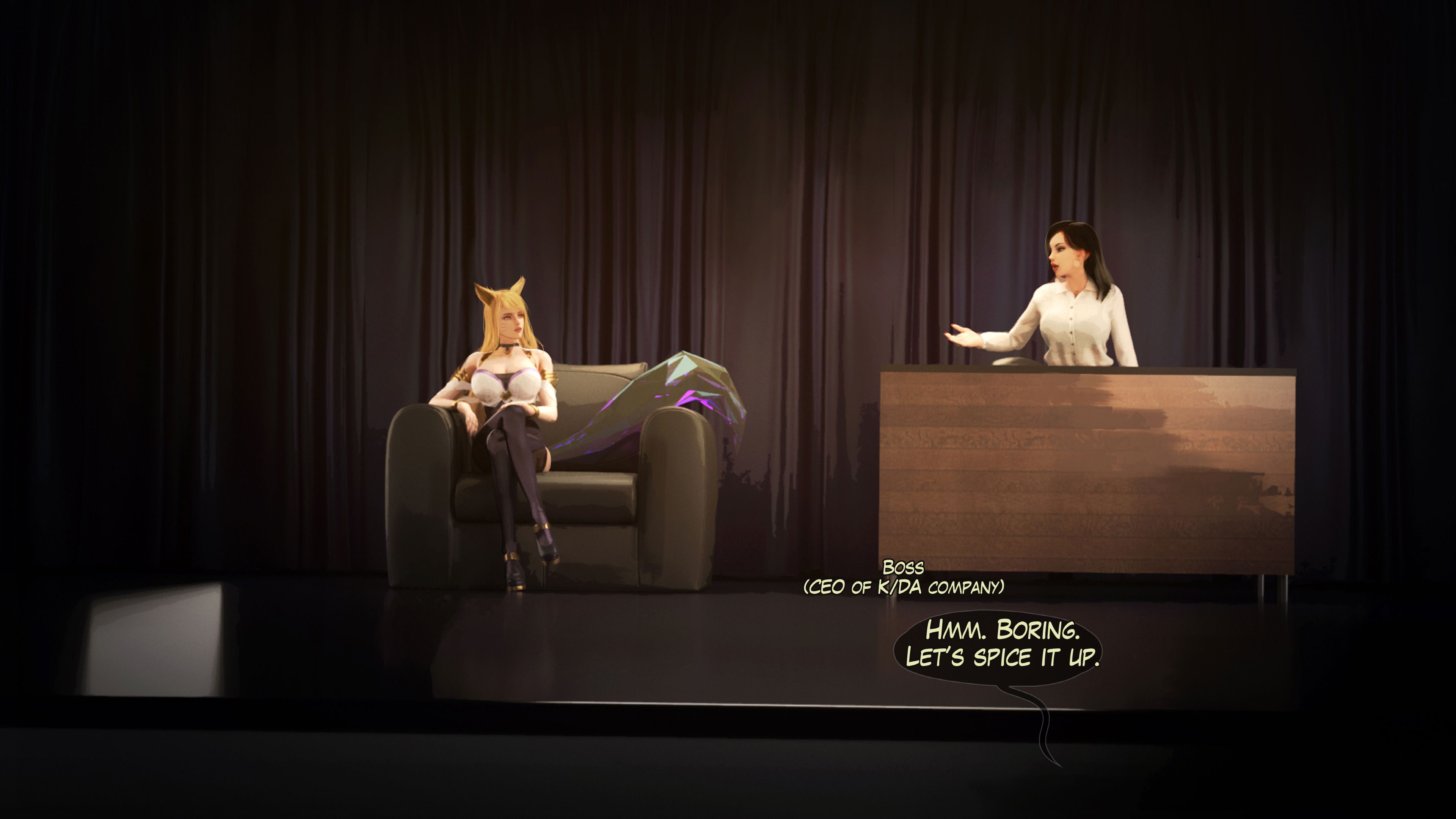 Pop Starz – Behind The Scenes (League of Legends) [Firolian] 4 . Pop Starz - Ahri - Chapter 4 (League of Legends) [Firolian] – page 34