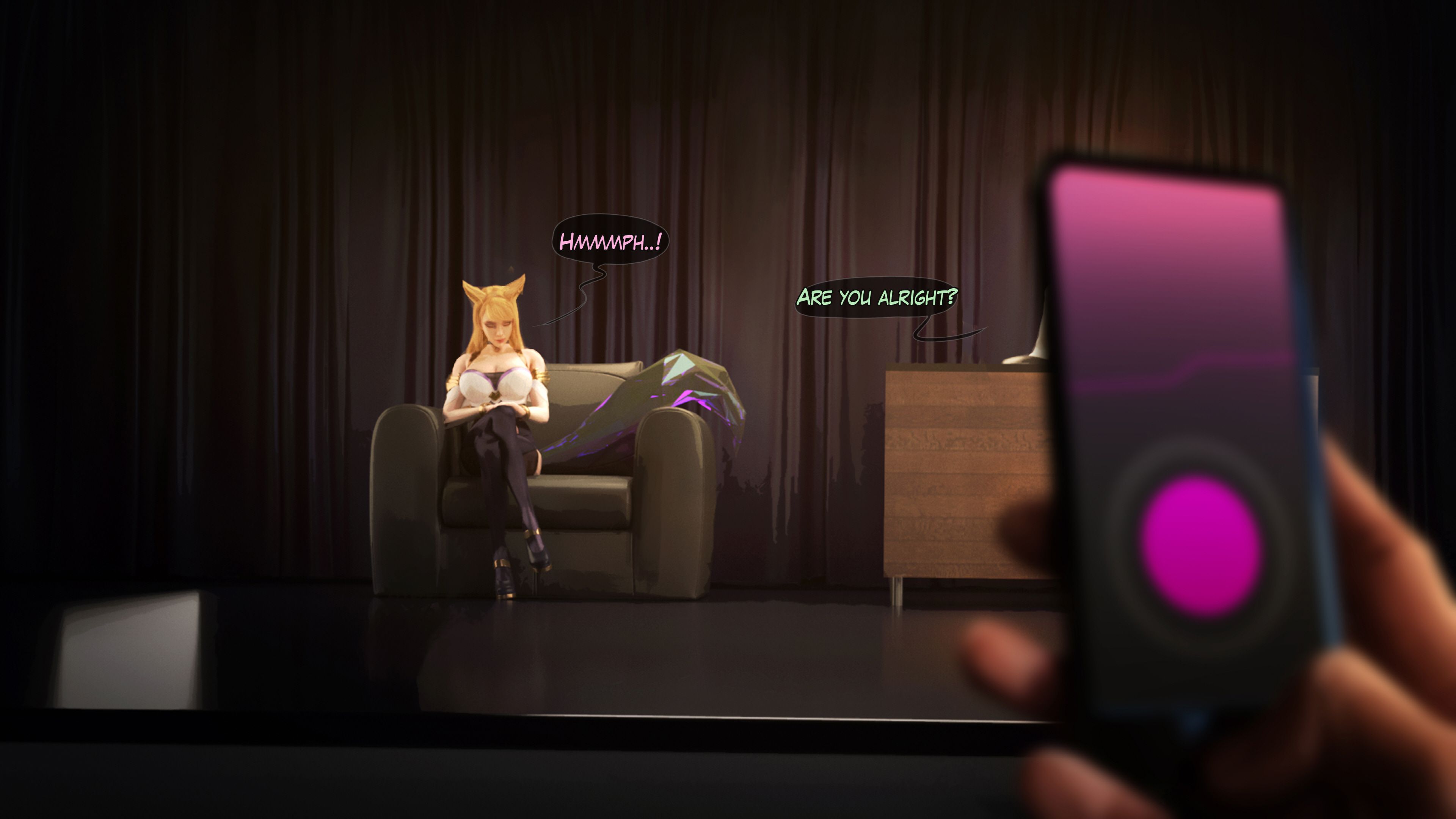Pop Starz – Behind The Scenes (League of Legends) [Firolian] 4 . Pop Starz - Ahri - Chapter 4 (League of Legends) [Firolian] – page 37
