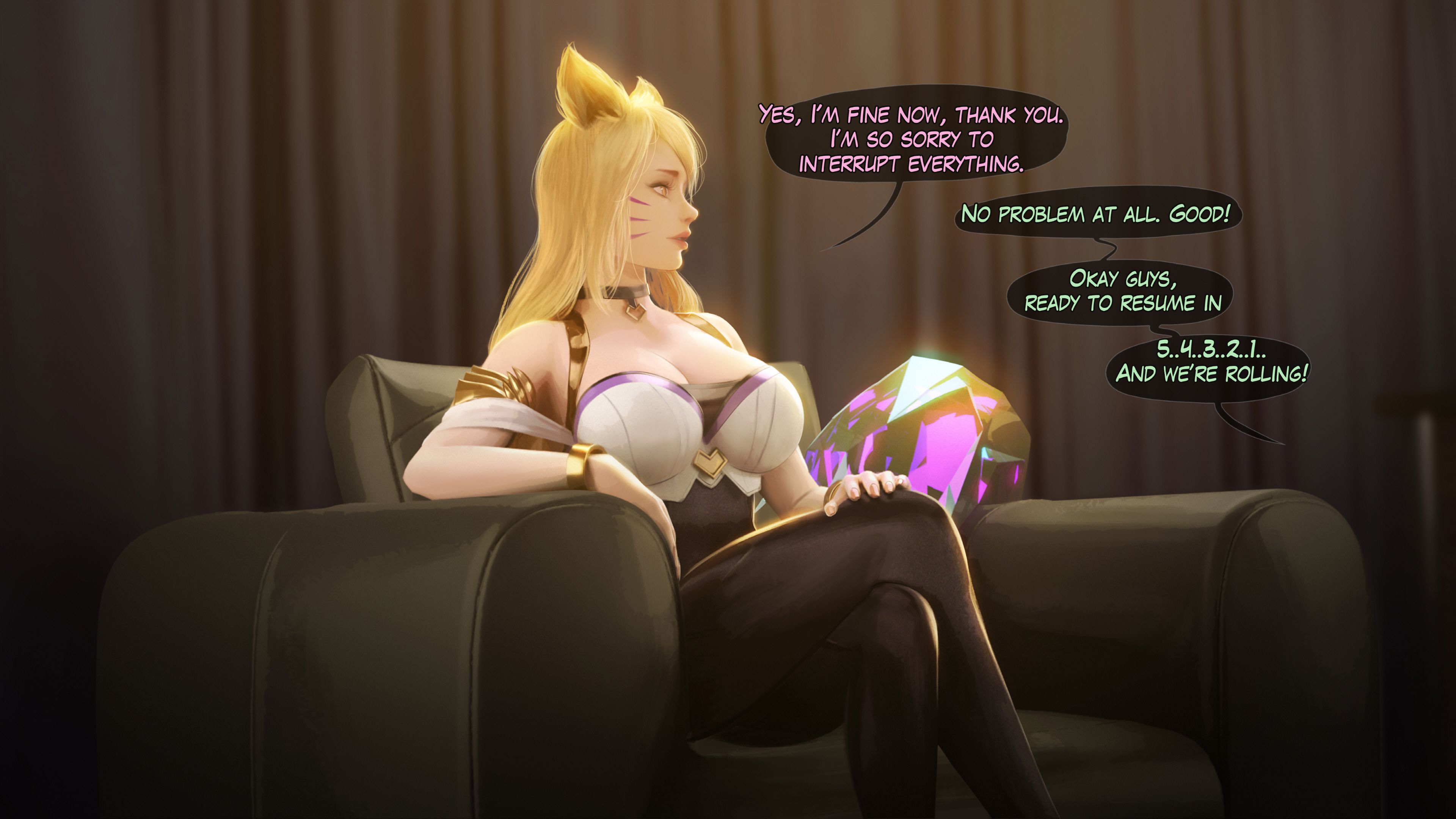 Pop Starz – Behind The Scenes (League of Legends) [Firolian] 4 . Pop Starz - Ahri - Chapter 4 (League of Legends) [Firolian] – page 91