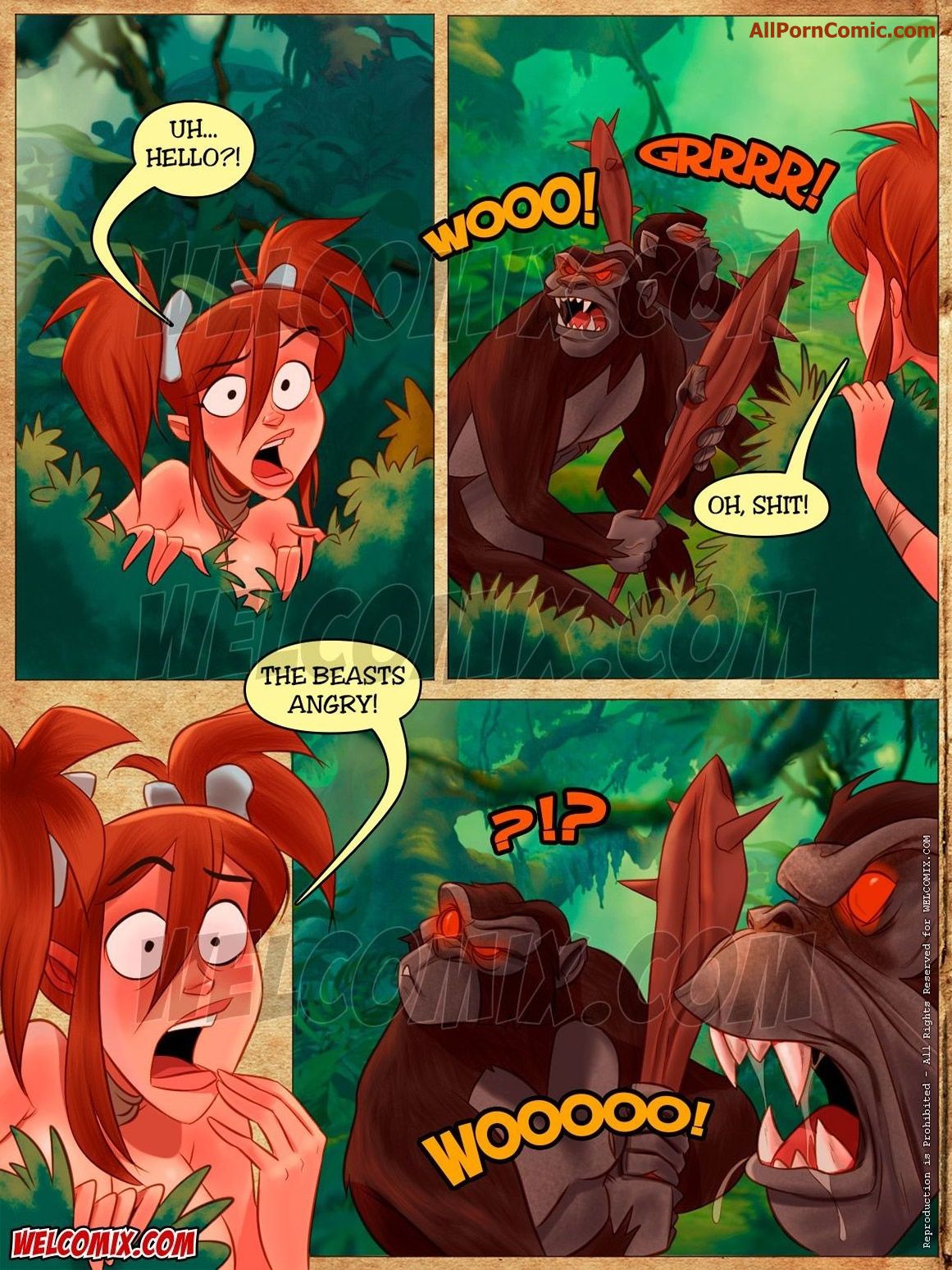 Jurassic Tribe! [WC | TF] 5 . Jurassic Tribe! - Captured By The Beasts - Chapter 5 [WC | TF] – page 3