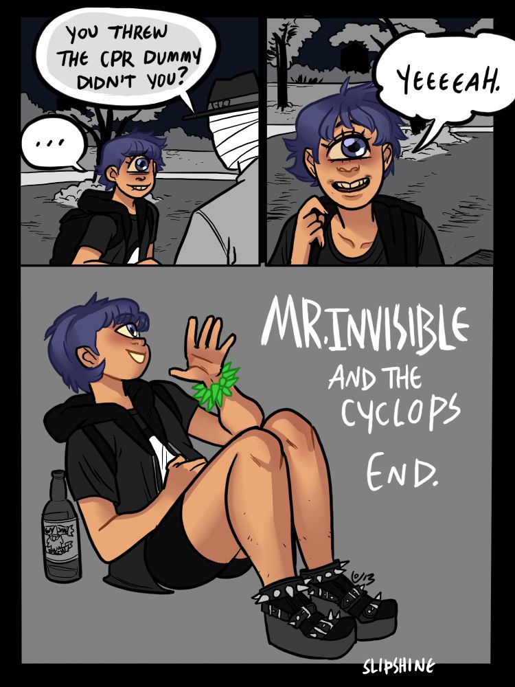 Mr. Invisible [Ovens , SlipShine] 8 . Mr. Invisible And The Cyclops - Chapter 8 [Ovens , SlipShine] – page 11