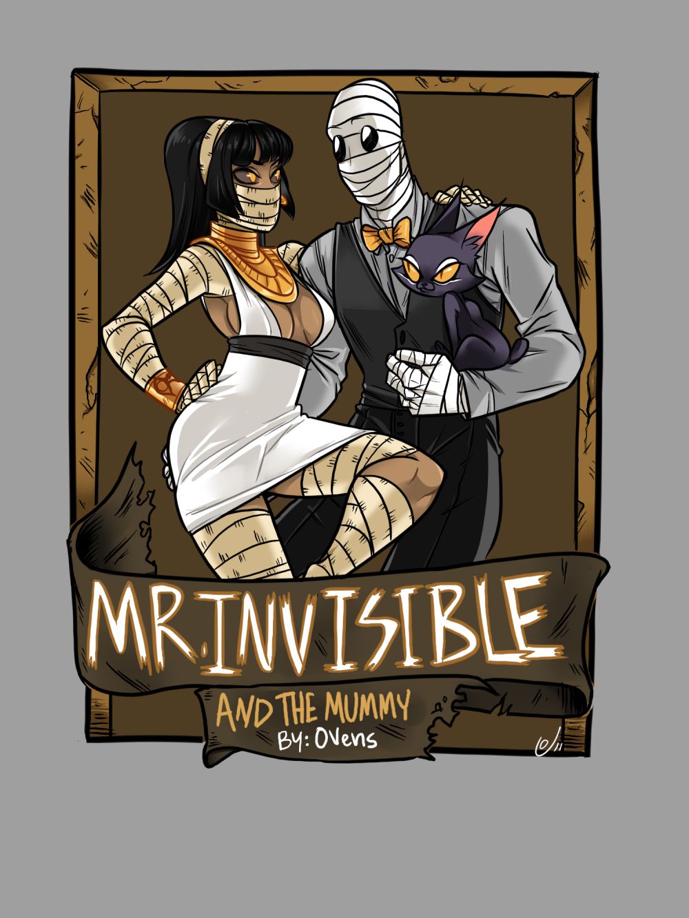 Mr. Invisible [Ovens , SlipShine] 4 . Mr. Invisible And The Mummy - Chapter 4 [Ovens , SlipShine] – page 1