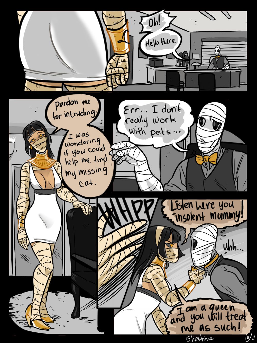Mr. Invisible [Ovens , SlipShine] 4 . Mr. Invisible And The Mummy - Chapter 4 [Ovens , SlipShine] – page 2