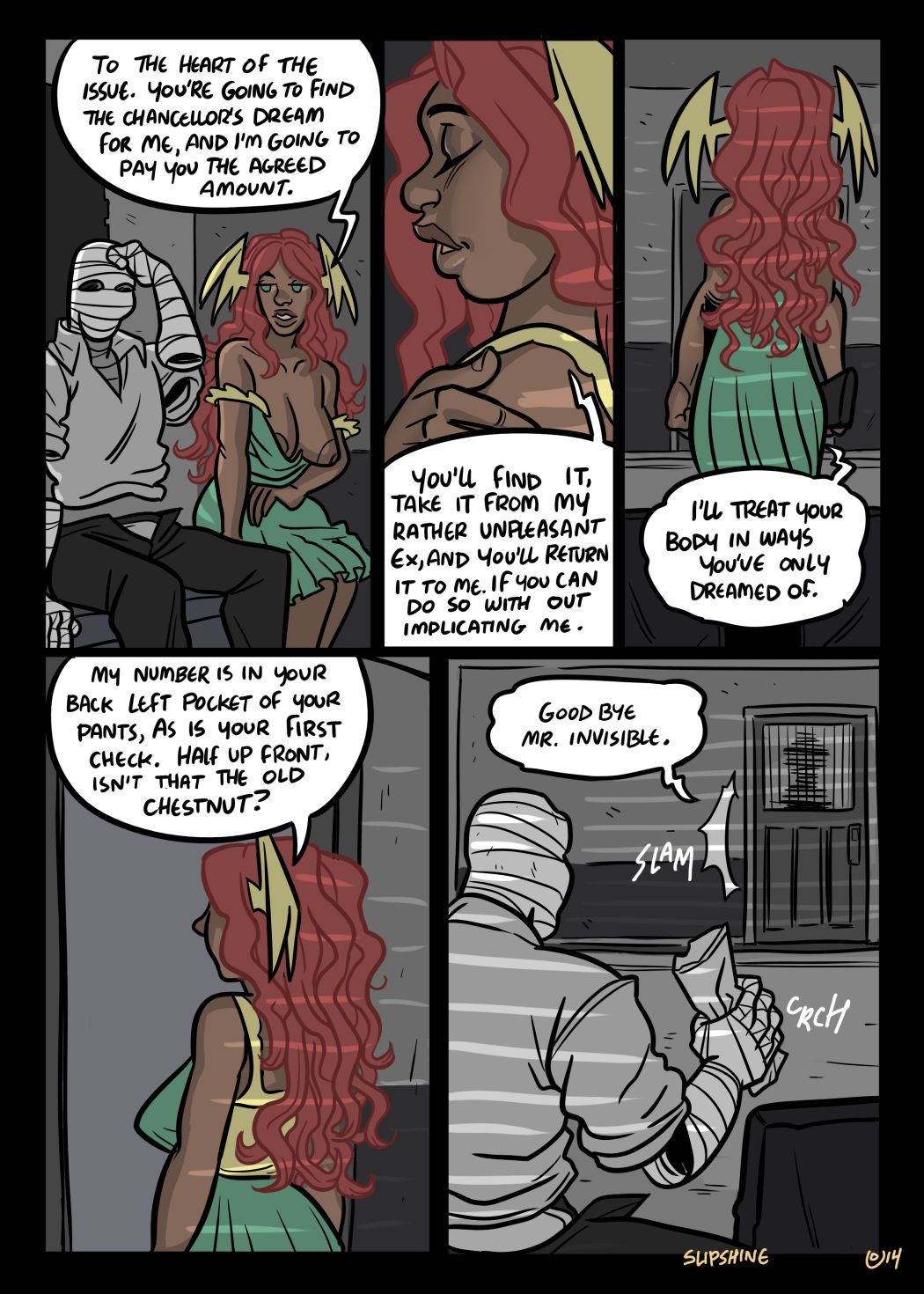 Mr. Invisible [Ovens , SlipShine] 12 . Mr. Invisible And The Chancellor's Dream - Chapter 12 [Ovens , SlipShine] – page 11