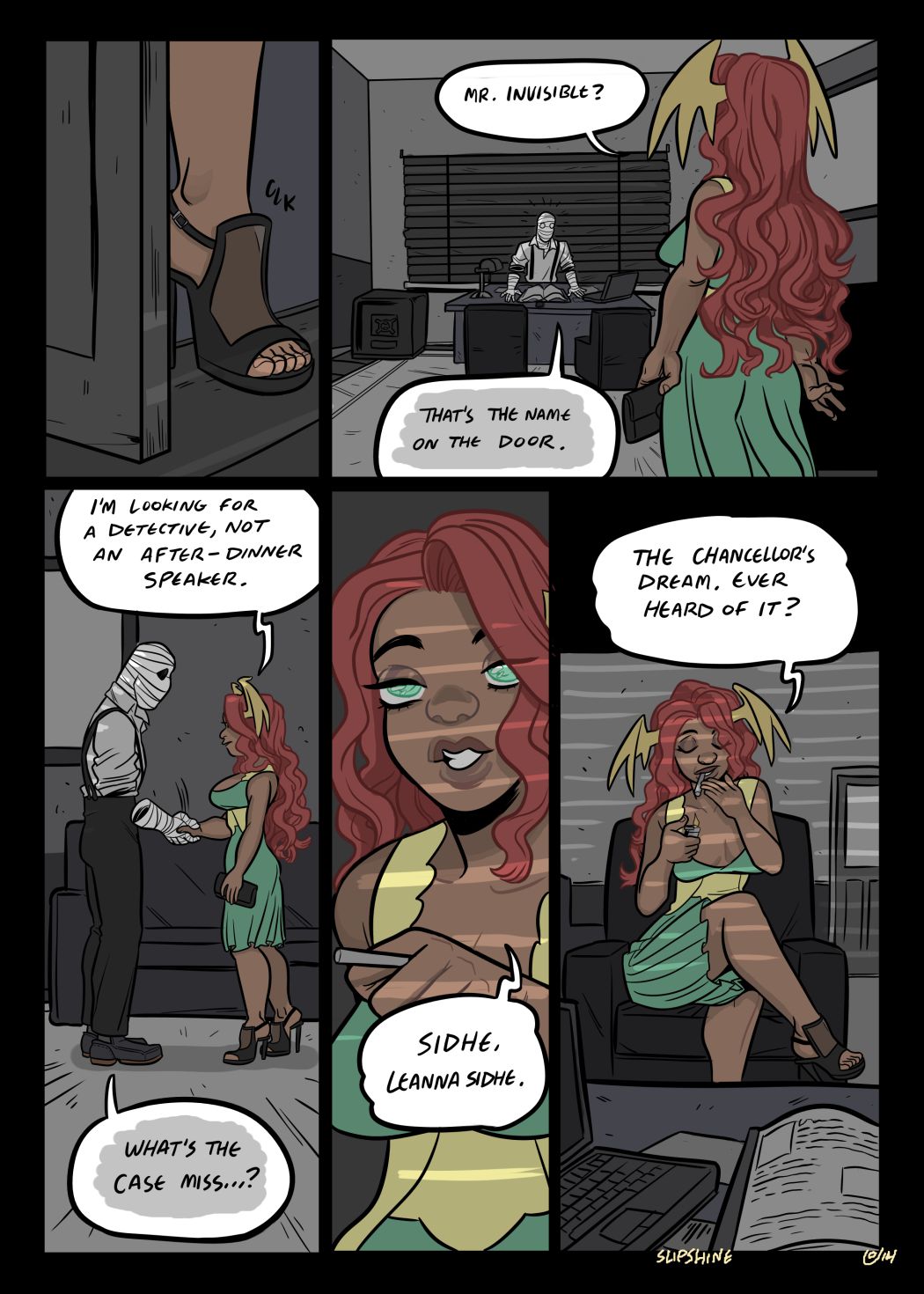 Mr. Invisible [Ovens , SlipShine] 12 . Mr. Invisible And The Chancellor's Dream - Chapter 12 [Ovens , SlipShine] – page 5