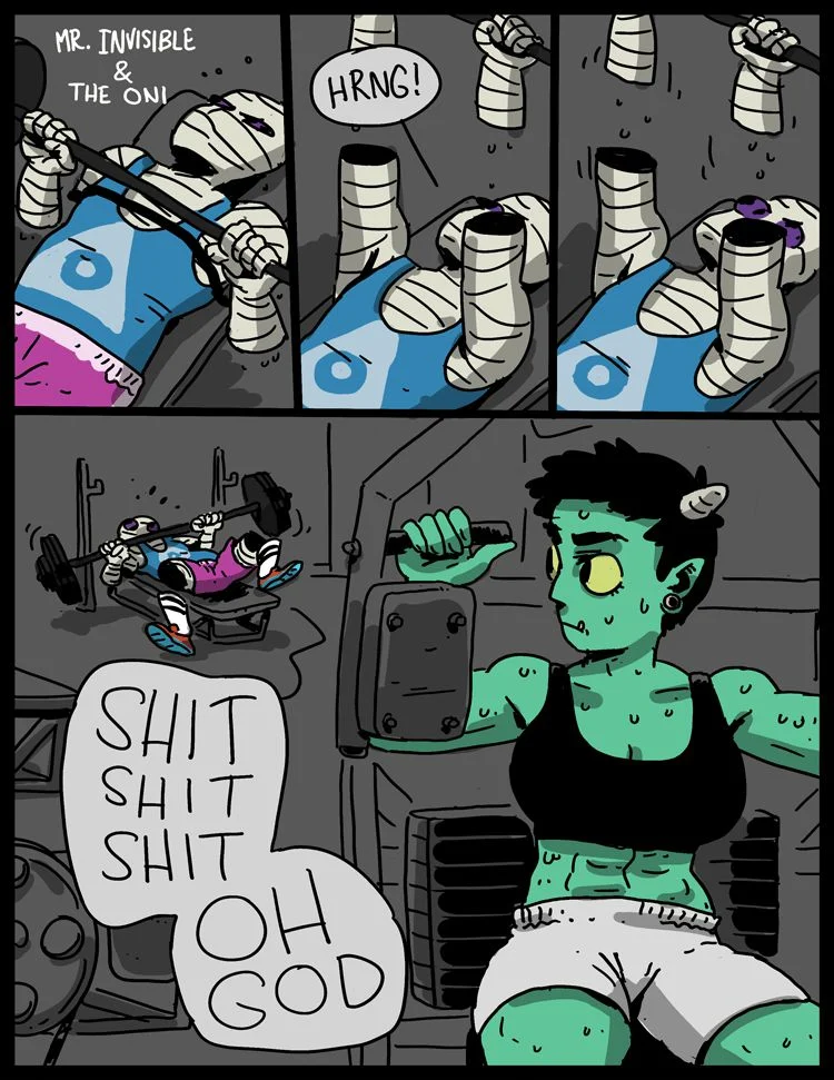 Mr. Invisible [Ovens , SlipShine] 15 . Mr. Invisible And The Oni - Chapter 15 [Ovens , SlipShine] – page 1