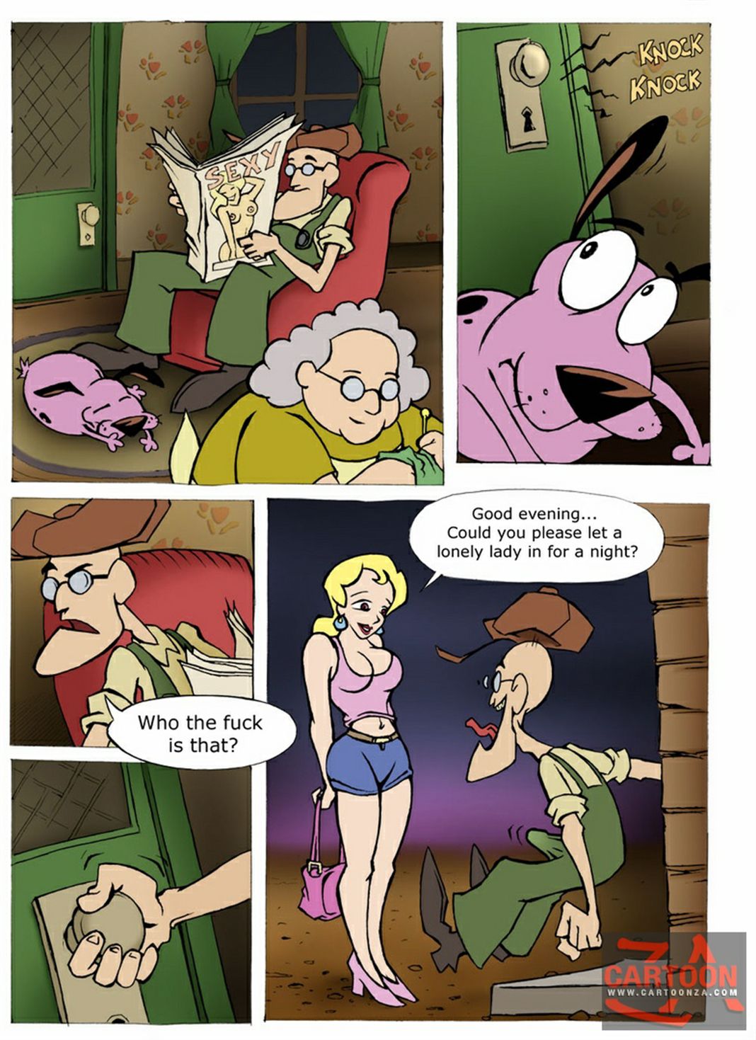 Comics and Galleries (Various) [CartoonZa] Courage the Cowardly Dog - 1 – page 1