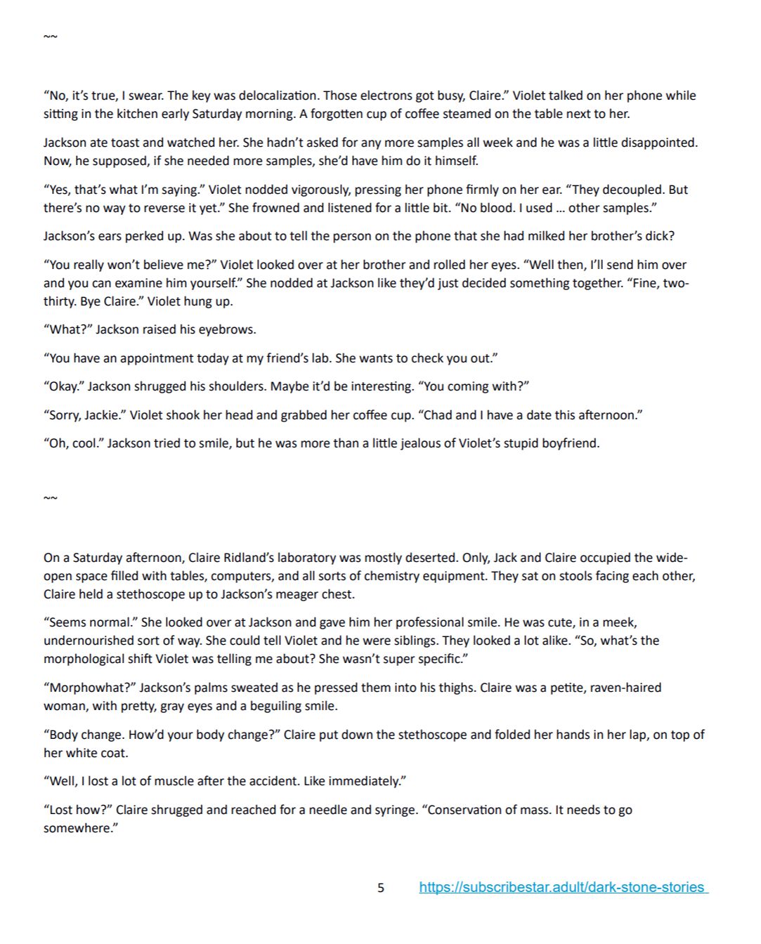 Dark Stone Stories [JDseal] 2.4 . Serum42XXL - Chapter 4 [JDseal] – page 5