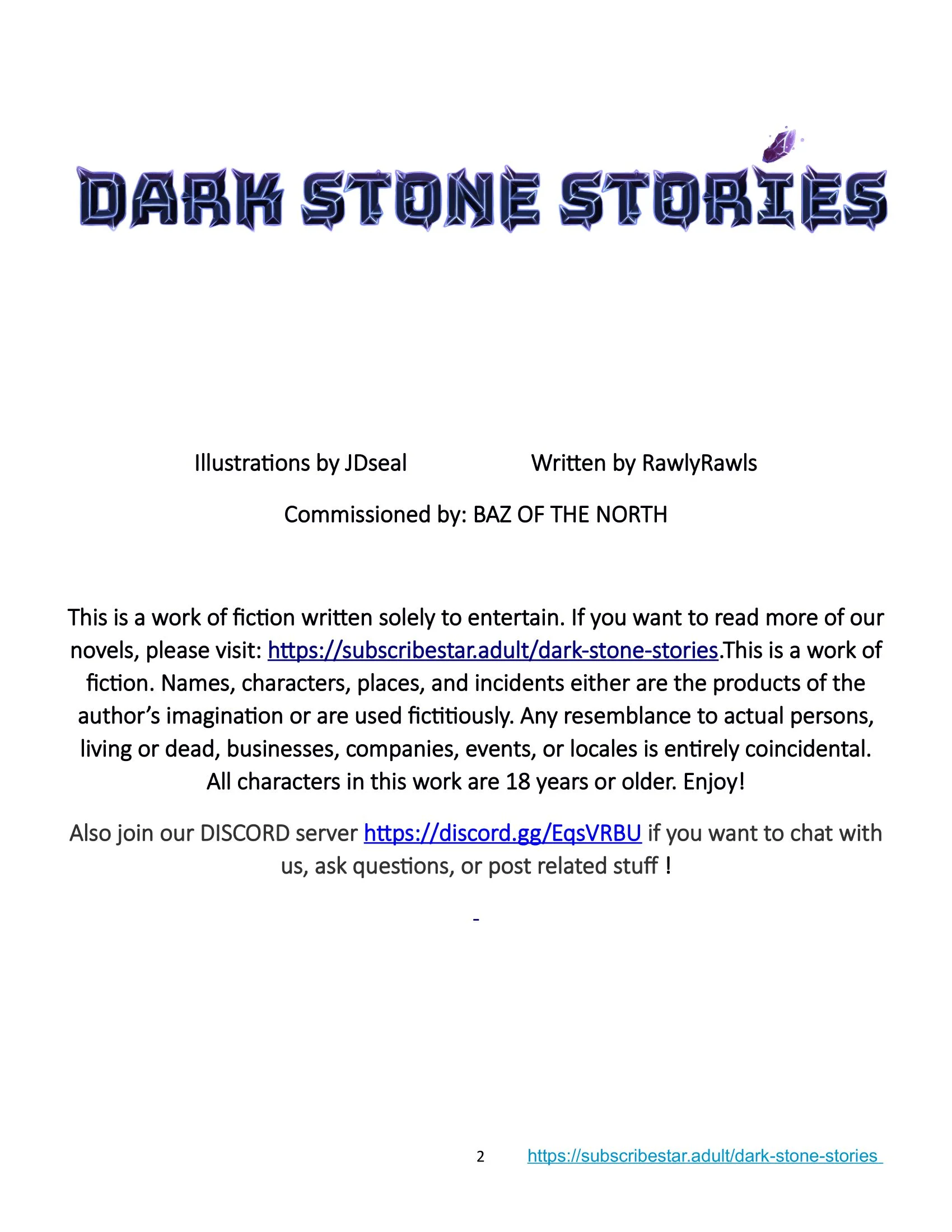 Dark Stone Stories [JDseal] 2.1 . Serum42XXL - Chapter 1 [JDseal] – page 1