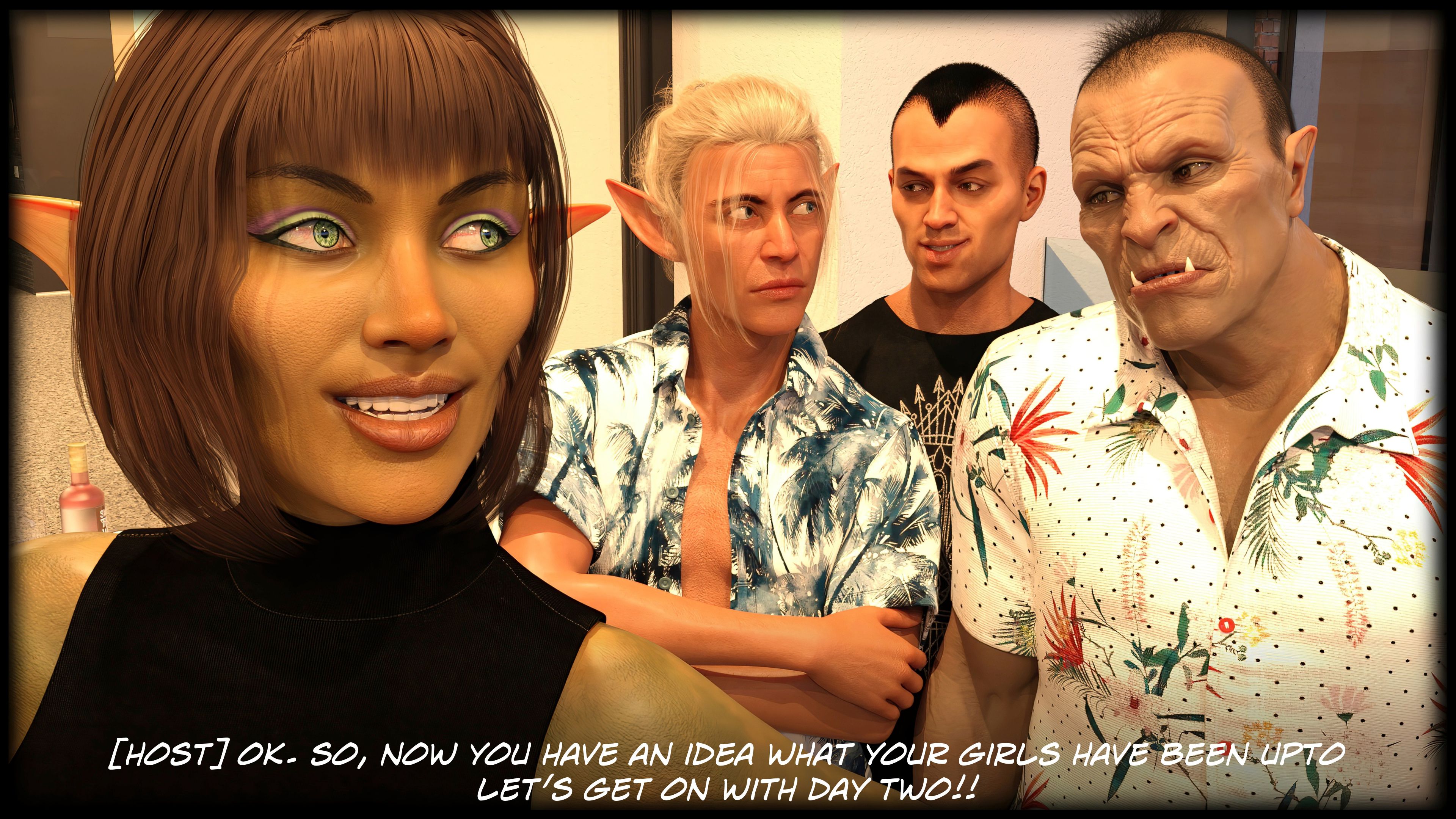 The Temptation Game [Sexy3DComics | Gonzo] 1.2 . The Temptation Game - Day 1 - Guys Villa - [Sexy3DComics] – page 128