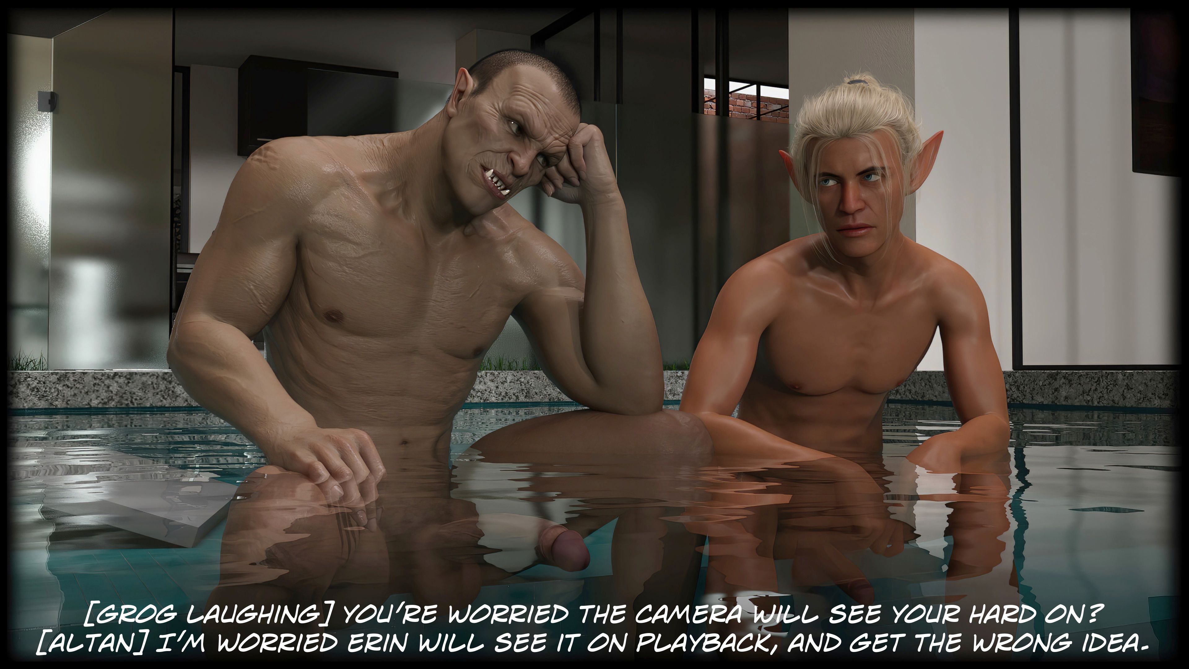 The Temptation Game [Sexy3DComics | Gonzo] 1.2 . The Temptation Game - Day 1 - Guys Villa - [Sexy3DComics] – page 25