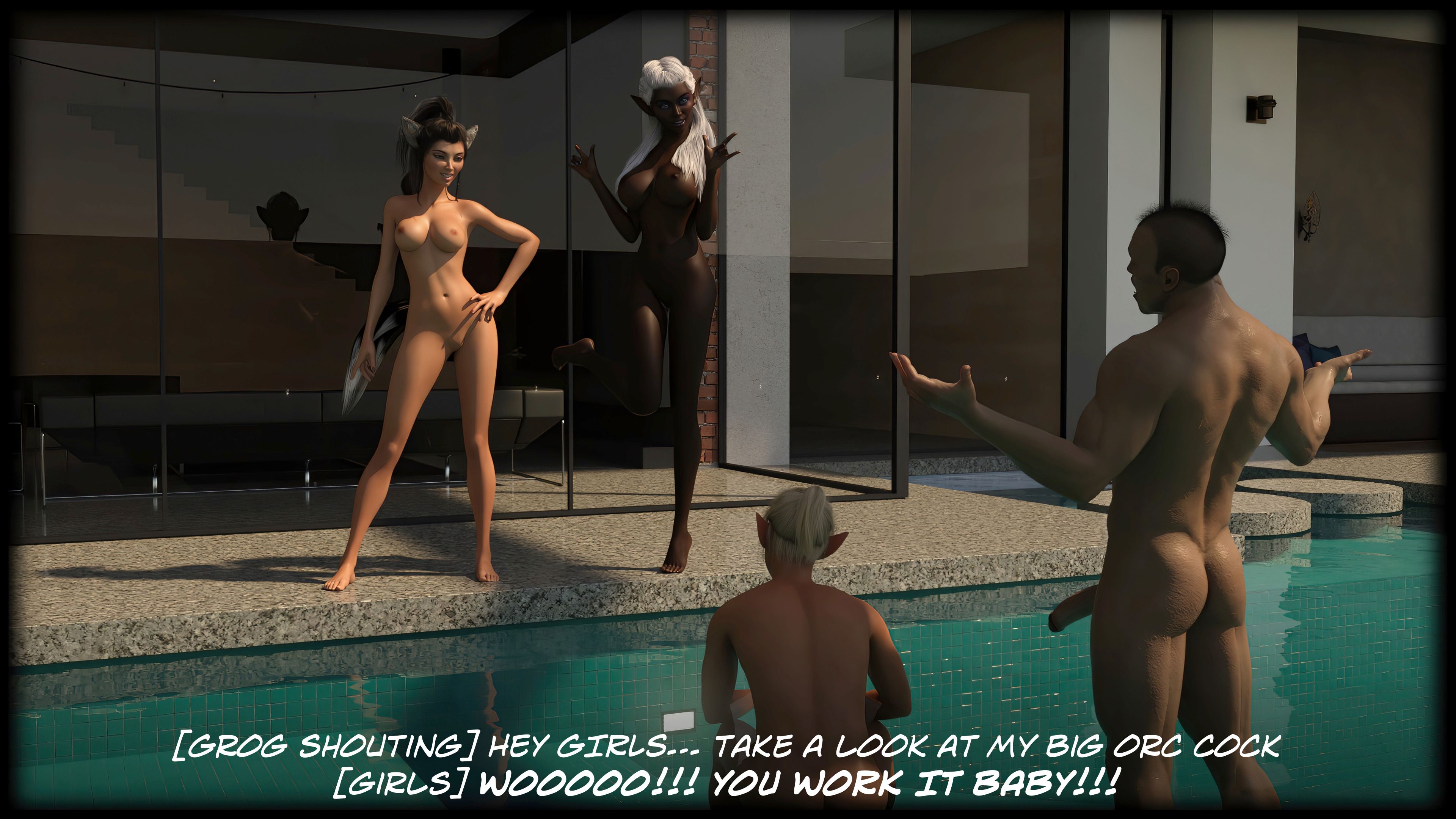 The Temptation Game [Sexy3DComics | Gonzo] 1.2 . The Temptation Game - Day 1 - Guys Villa - [Sexy3DComics] – page 27
