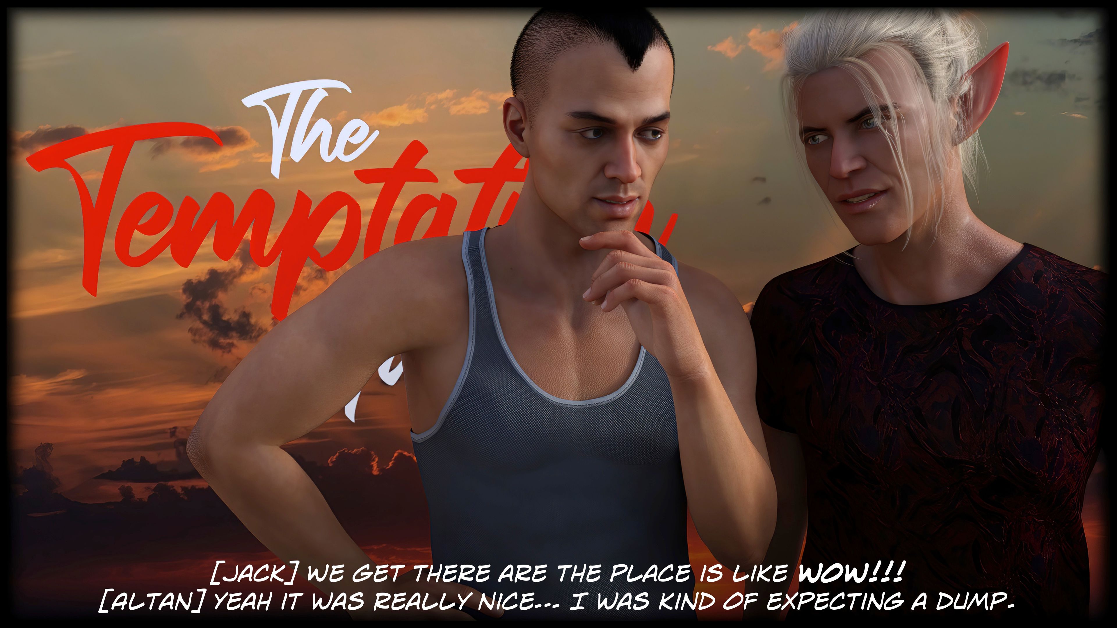 The Temptation Game [Sexy3DComics | Gonzo] 1.2 . The Temptation Game - Day 1 - Guys Villa - [Sexy3DComics] – page 6