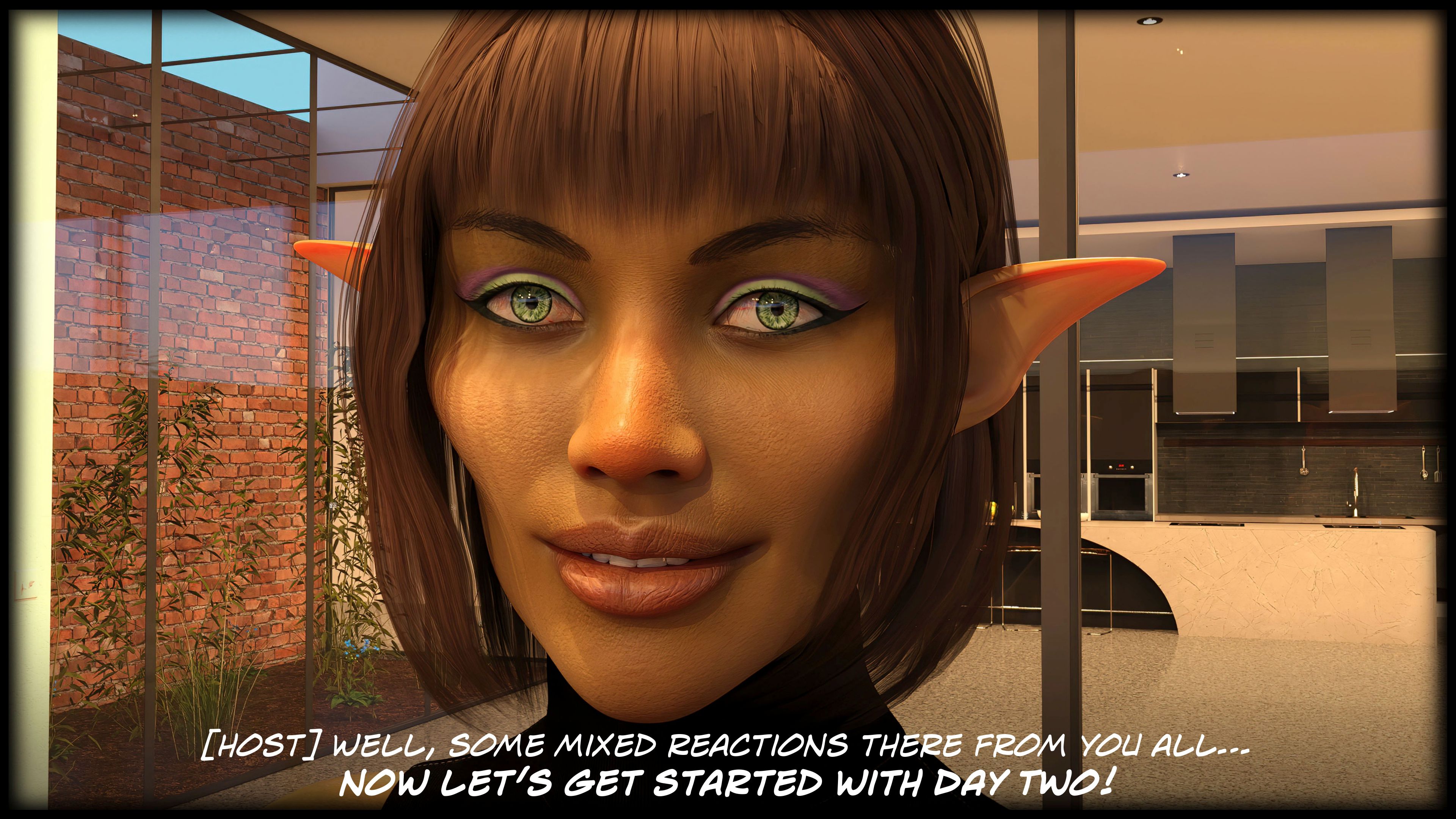 The Temptation Game [Sexy3DComics | Gonzo] 2.1 . The Temptation Game - Day 2 - Girls Villa - [Sexy3DComics] – page 16