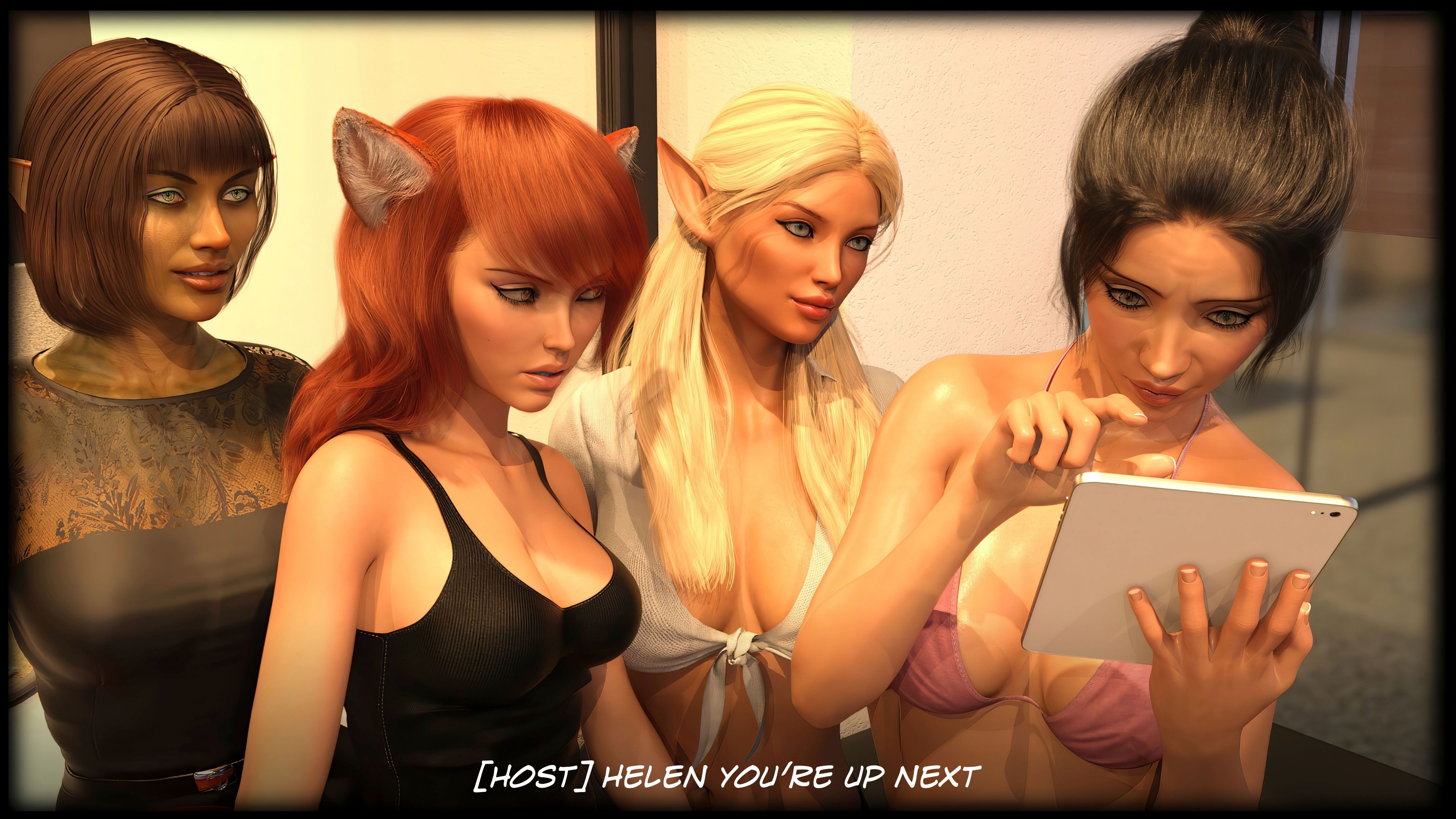 The Temptation Game [Sexy3DComics | Gonzo] 2.1 . The Temptation Game - Day 2 - Girls Villa - [Sexy3DComics] – page 157