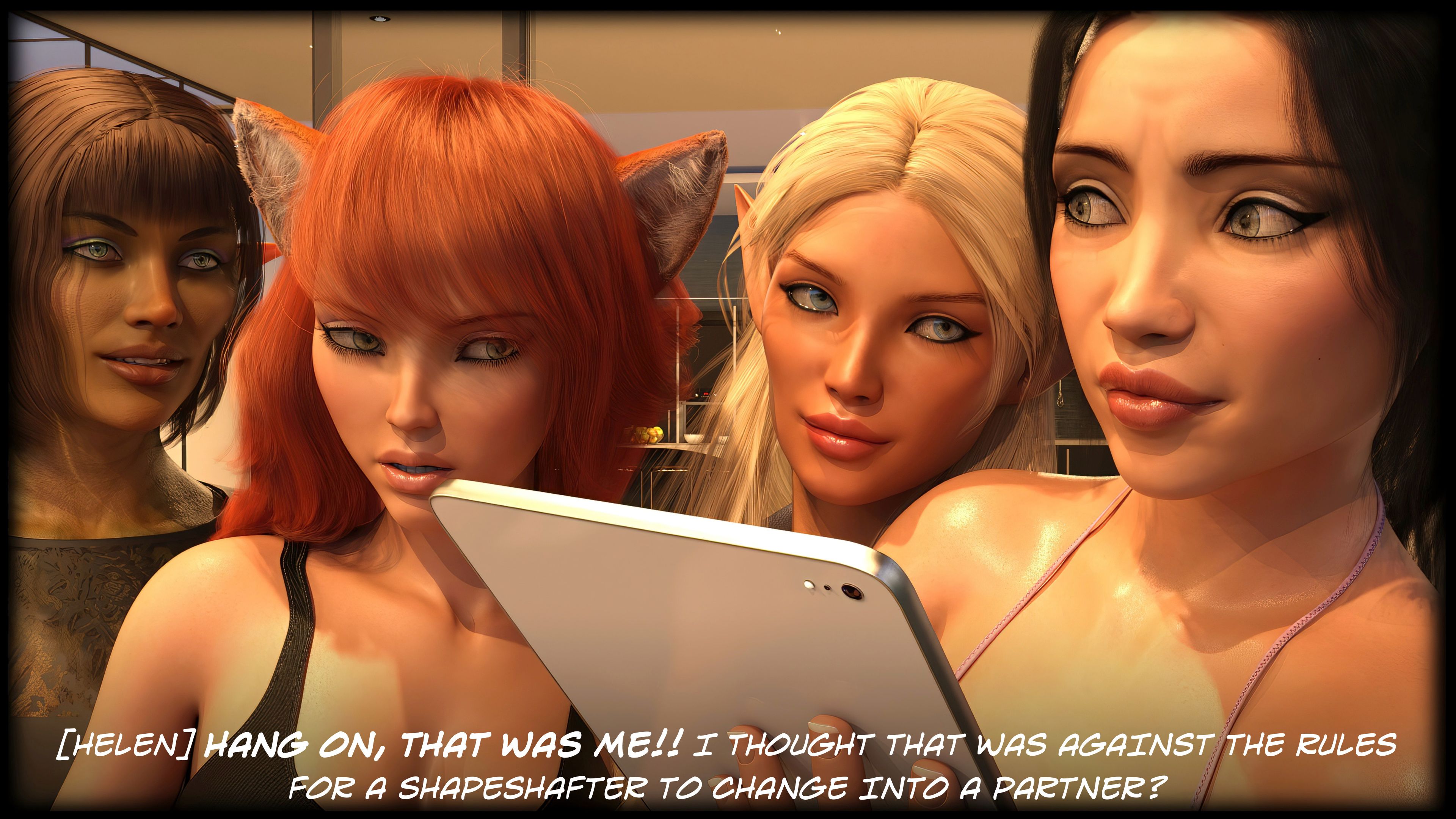The Temptation Game [Sexy3DComics | Gonzo] 2.1 . The Temptation Game - Day 2 - Girls Villa - [Sexy3DComics] – page 159
