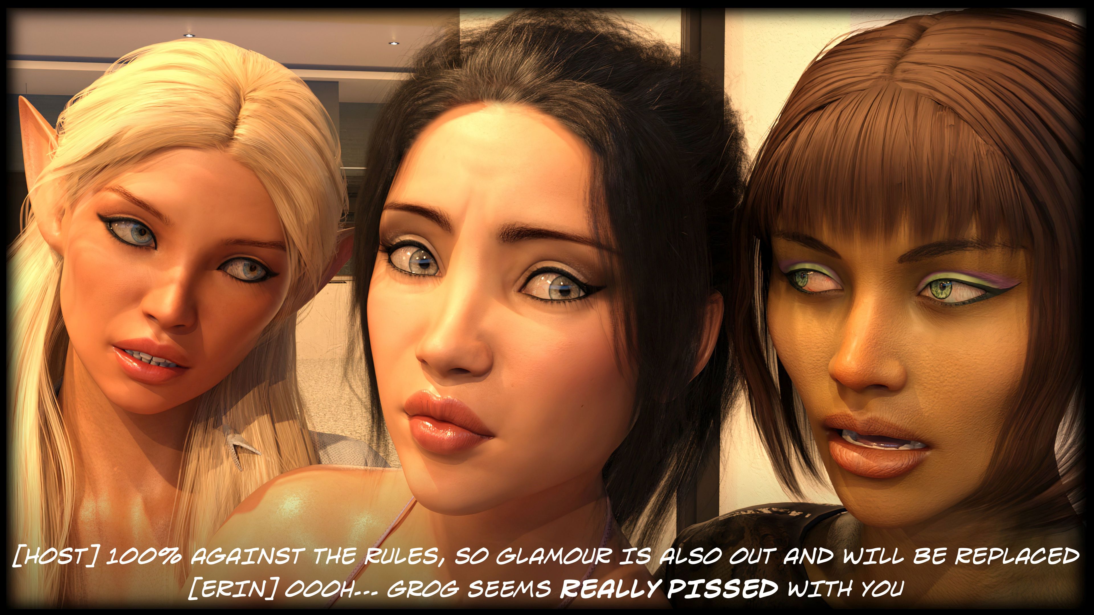 The Temptation Game [Sexy3DComics | Gonzo] 2.1 . The Temptation Game - Day 2 - Girls Villa - [Sexy3DComics] – page 160