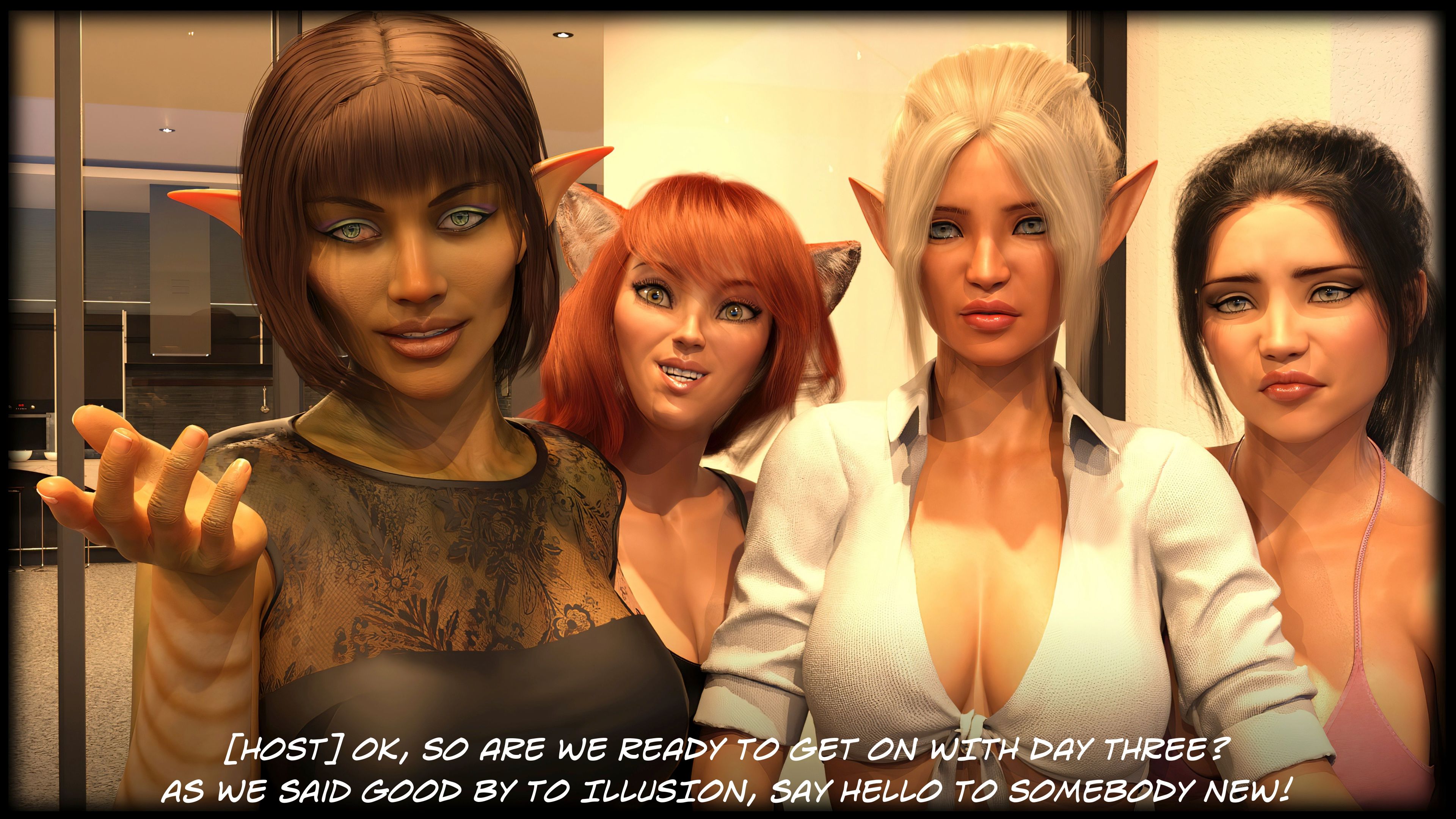 The Temptation Game [Sexy3DComics | Gonzo] 2.1 . The Temptation Game - Day 2 - Girls Villa - [Sexy3DComics] – page 164