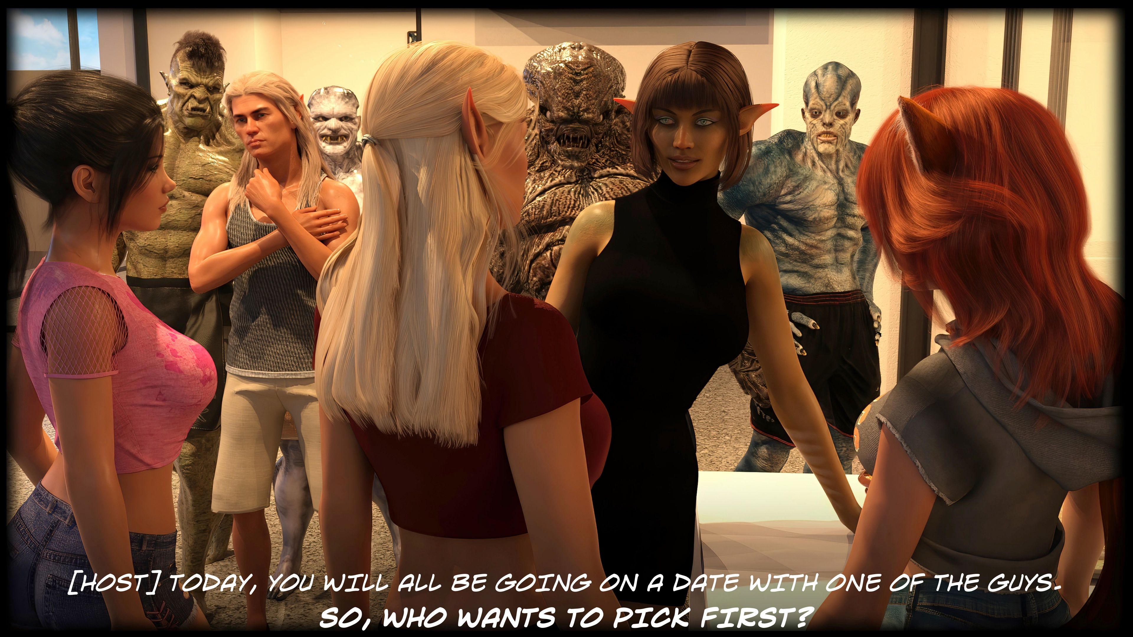 The Temptation Game [Sexy3DComics | Gonzo] 2.1 . The Temptation Game - Day 2 - Girls Villa - [Sexy3DComics] – page 18