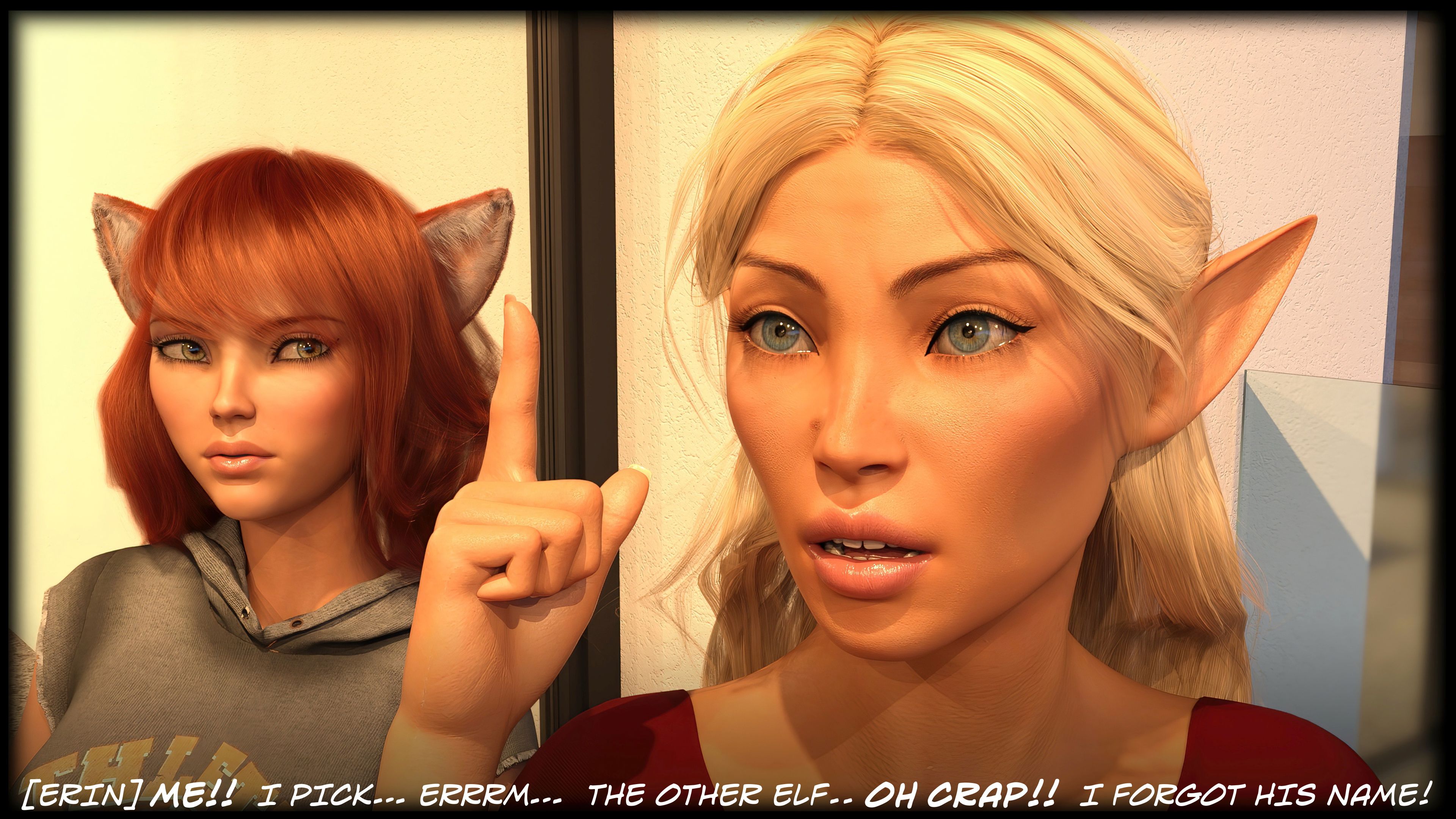 The Temptation Game [Sexy3DComics | Gonzo] 2.1 . The Temptation Game - Day 2 - Girls Villa - [Sexy3DComics] – page 19