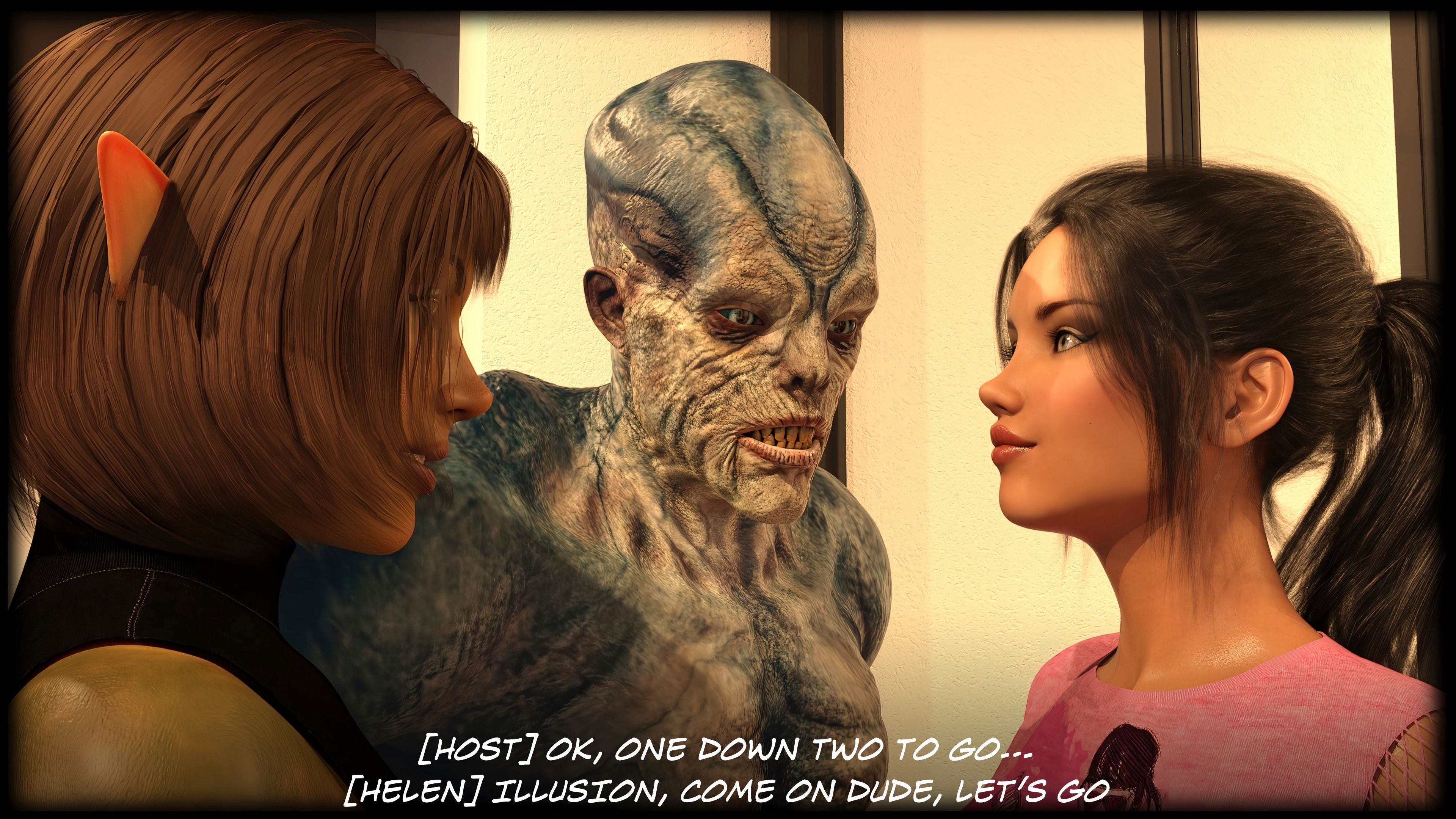 The Temptation Game [Sexy3DComics | Gonzo] 2.1 . The Temptation Game - Day 2 - Girls Villa - [Sexy3DComics] – page 23