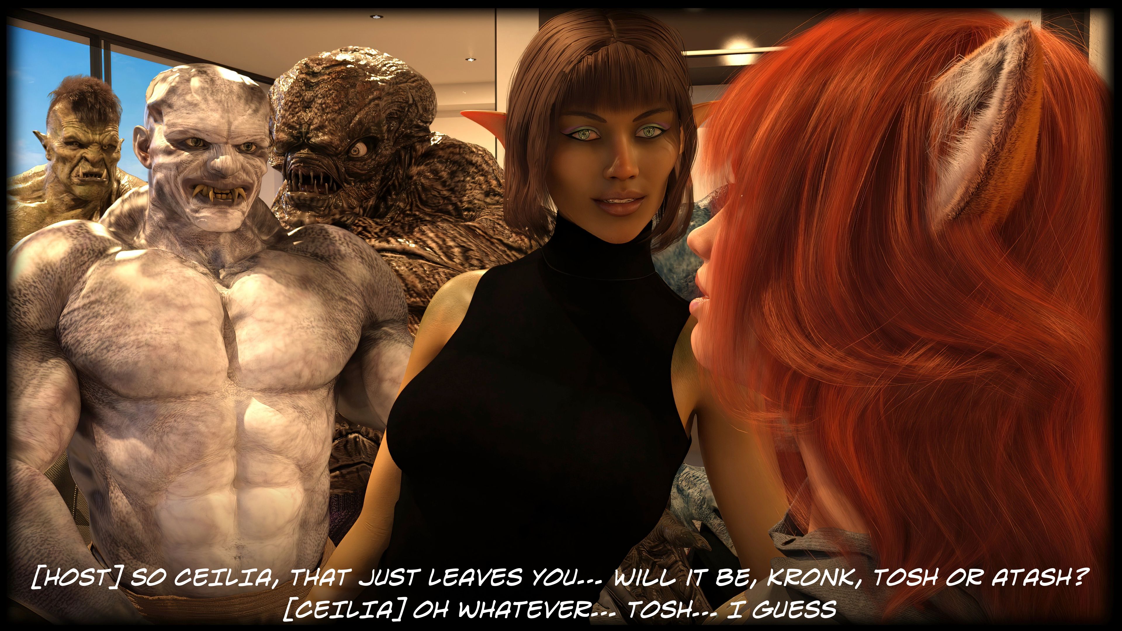 The Temptation Game [Sexy3DComics | Gonzo] 2.1 . The Temptation Game - Day 2 - Girls Villa - [Sexy3DComics] – page 25