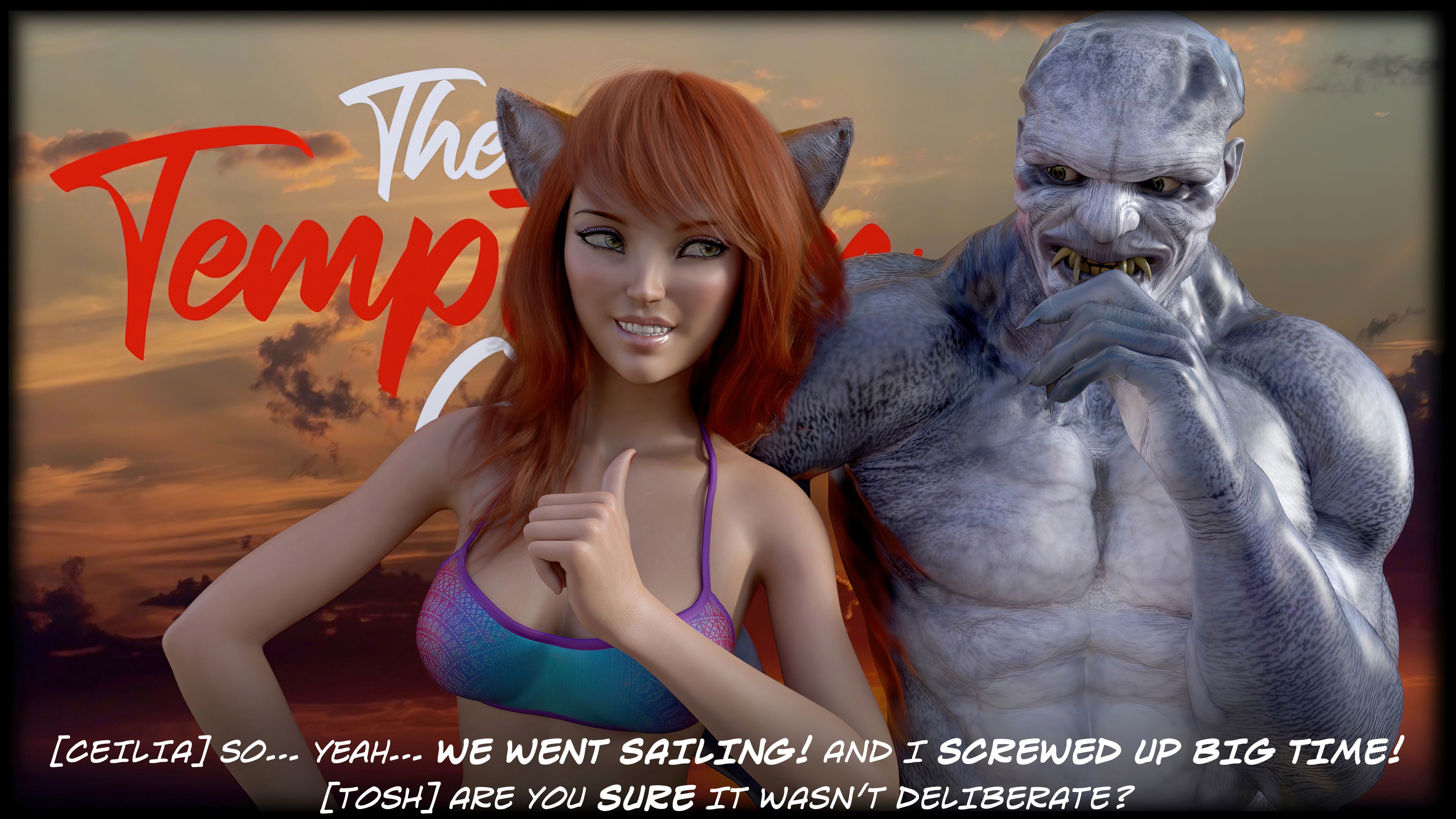 The Temptation Game [Sexy3DComics | Gonzo] 2.1 . The Temptation Game - Day 2 - Girls Villa - [Sexy3DComics] – page 31
