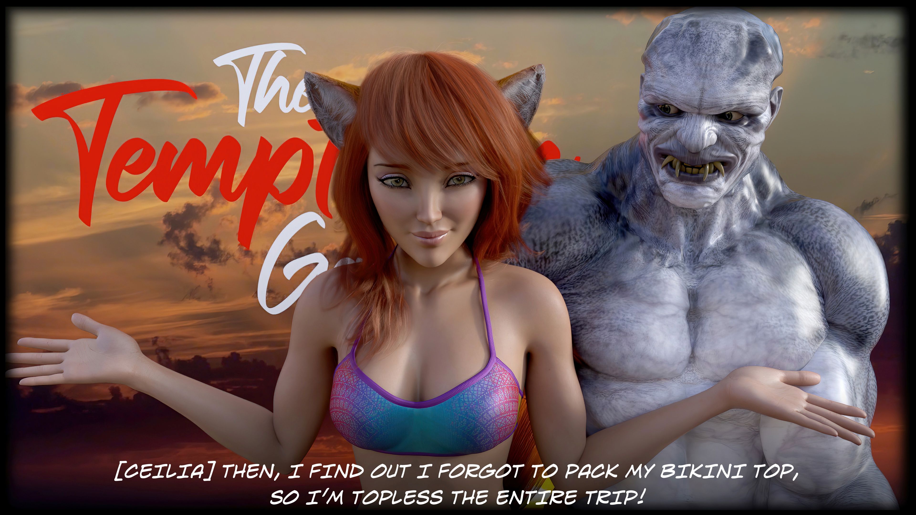 The Temptation Game [Sexy3DComics | Gonzo] 2.1 . The Temptation Game - Day 2 - Girls Villa - [Sexy3DComics] – page 33